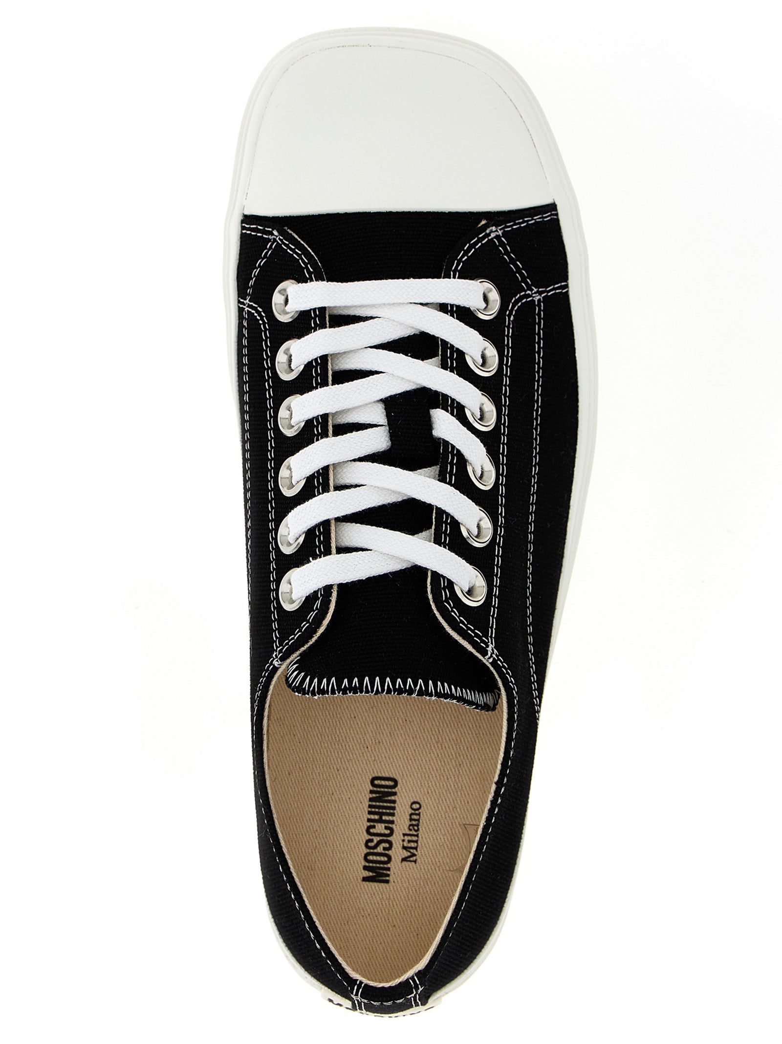 Moschino Bicolor Cotton Sneakers Moschino