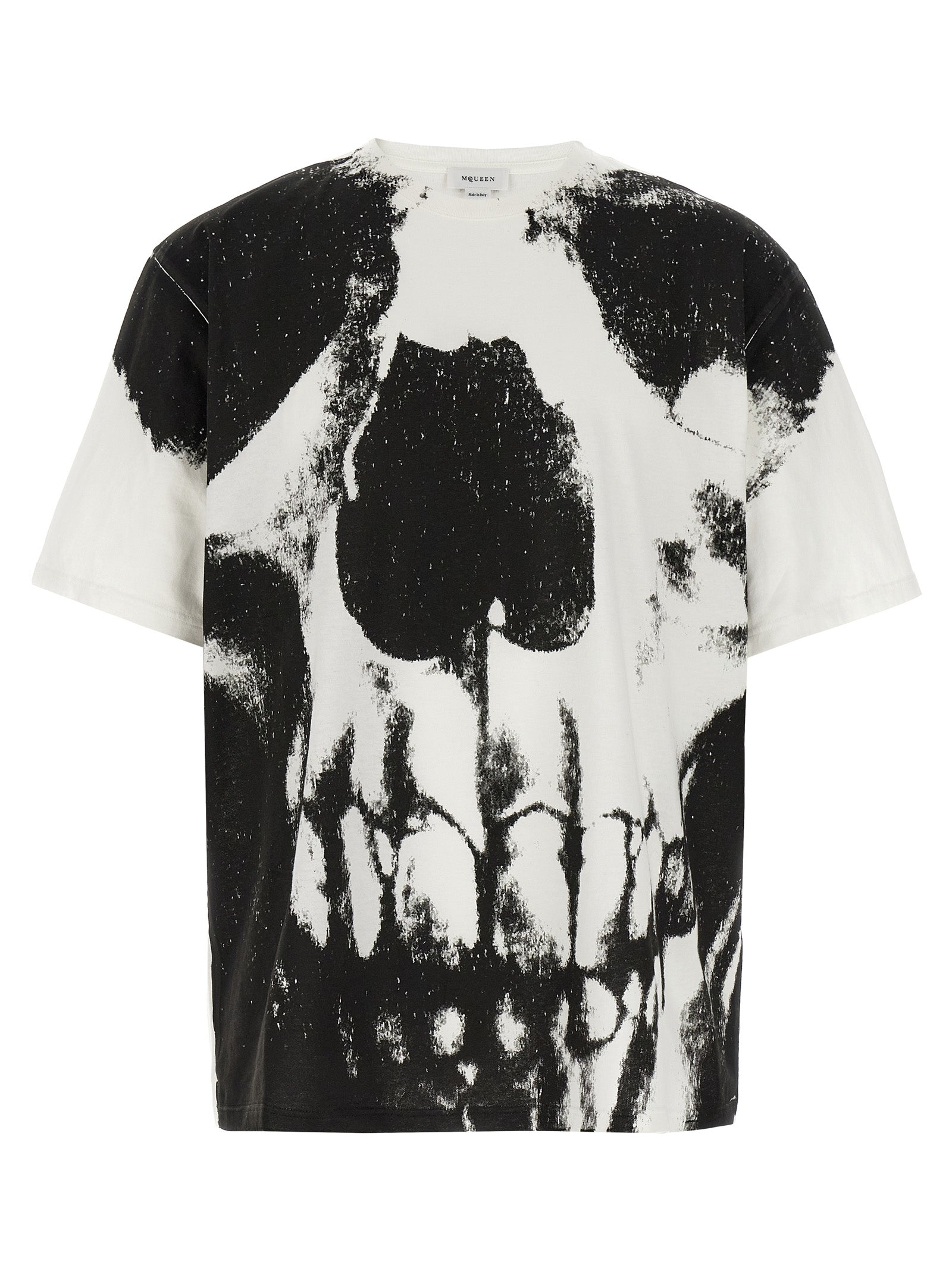 Alexander McQueen Bicolor Cotton T-Shirt Alexander McQueen