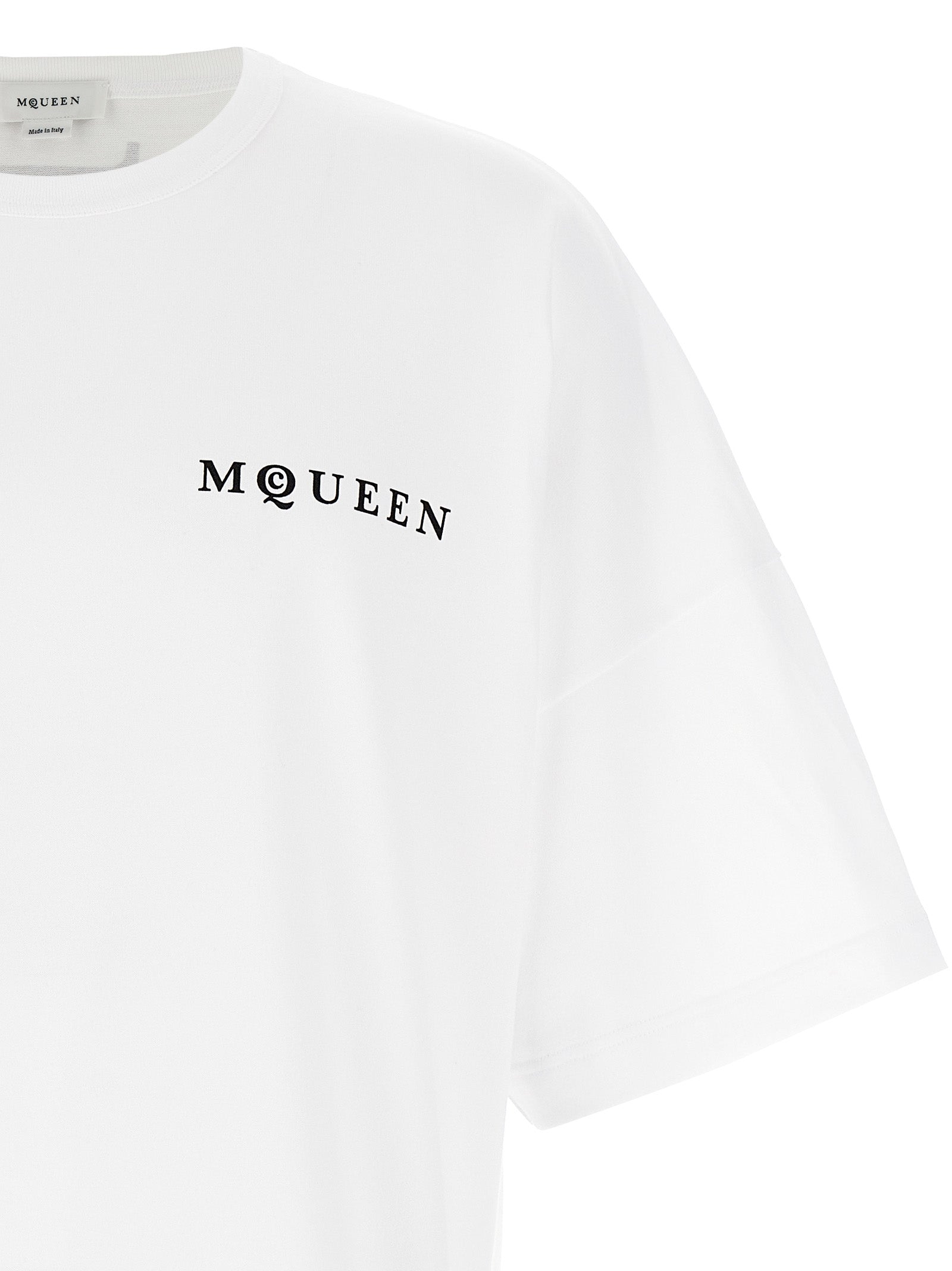Alexander McQueen Bicolor Cotton T-Shirt Alexander McQueen