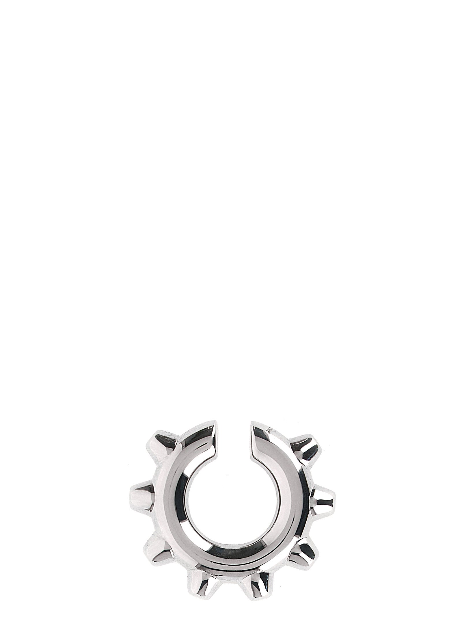 Jil Sander Silver Brass Earrings Jil Sander