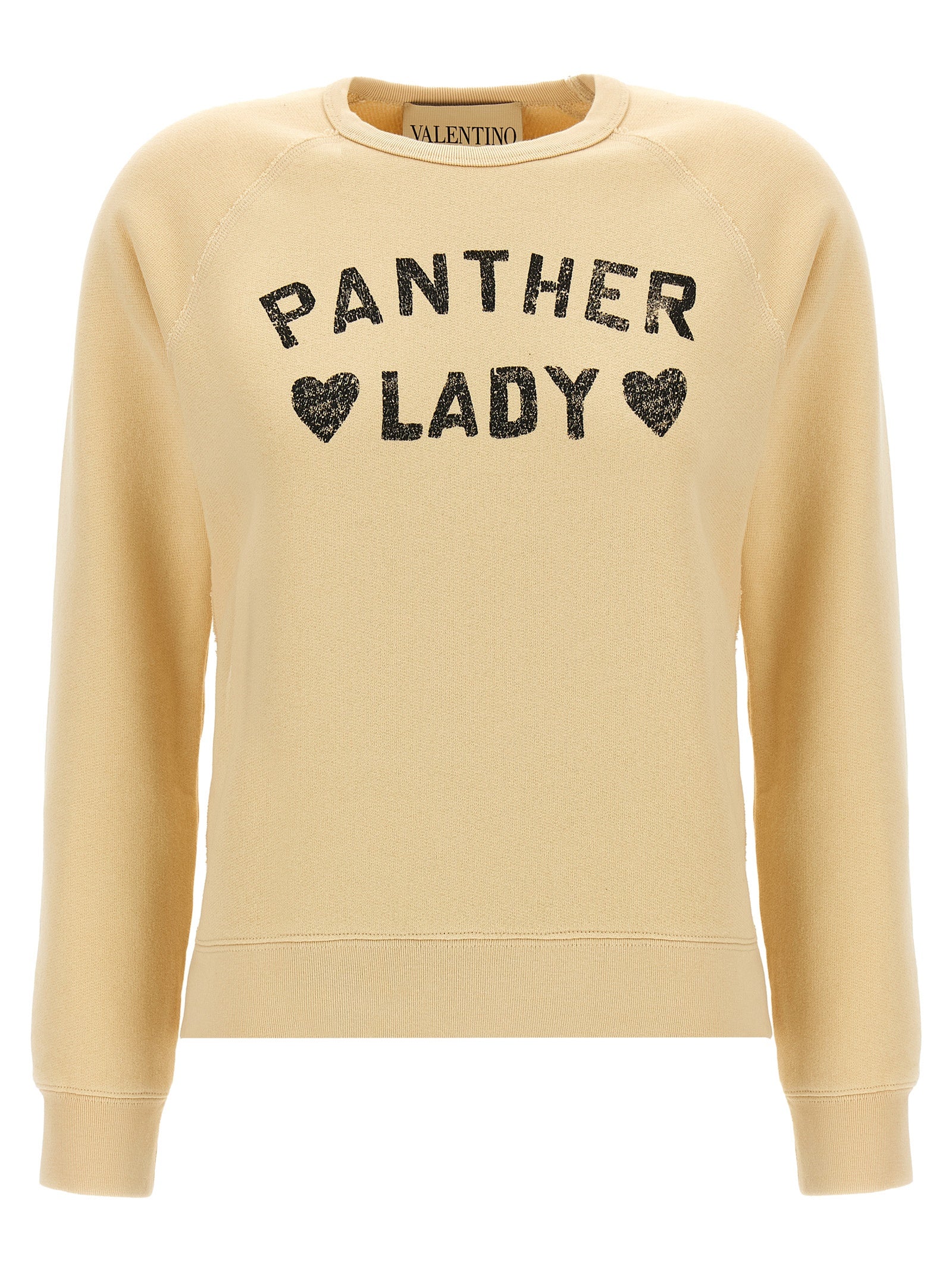 Valentino Garavani Beige Cotton Sweatshirt Valentino Garavani