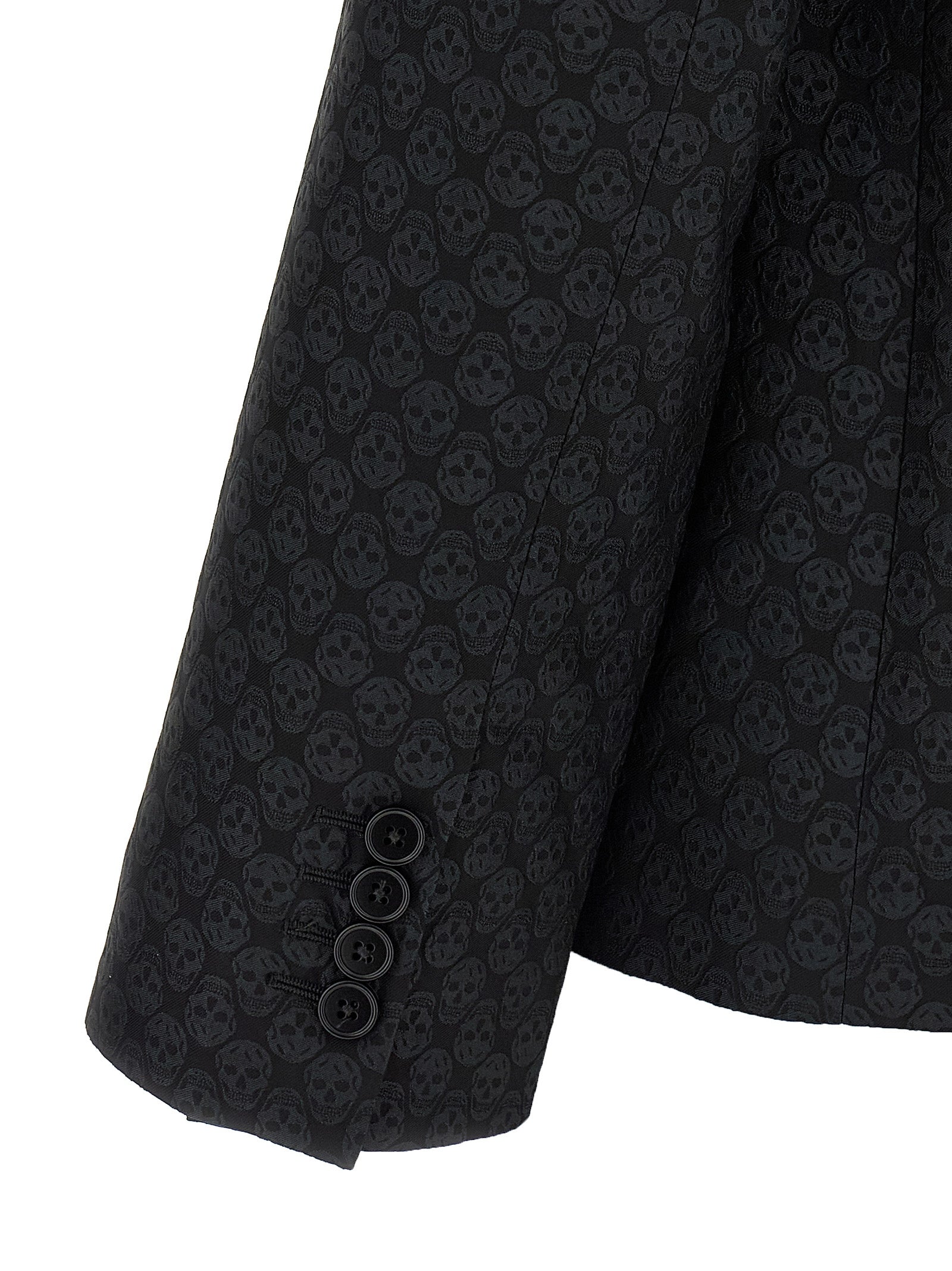 Alexander McQueen Black Viscose Blazer Alexander McQueen