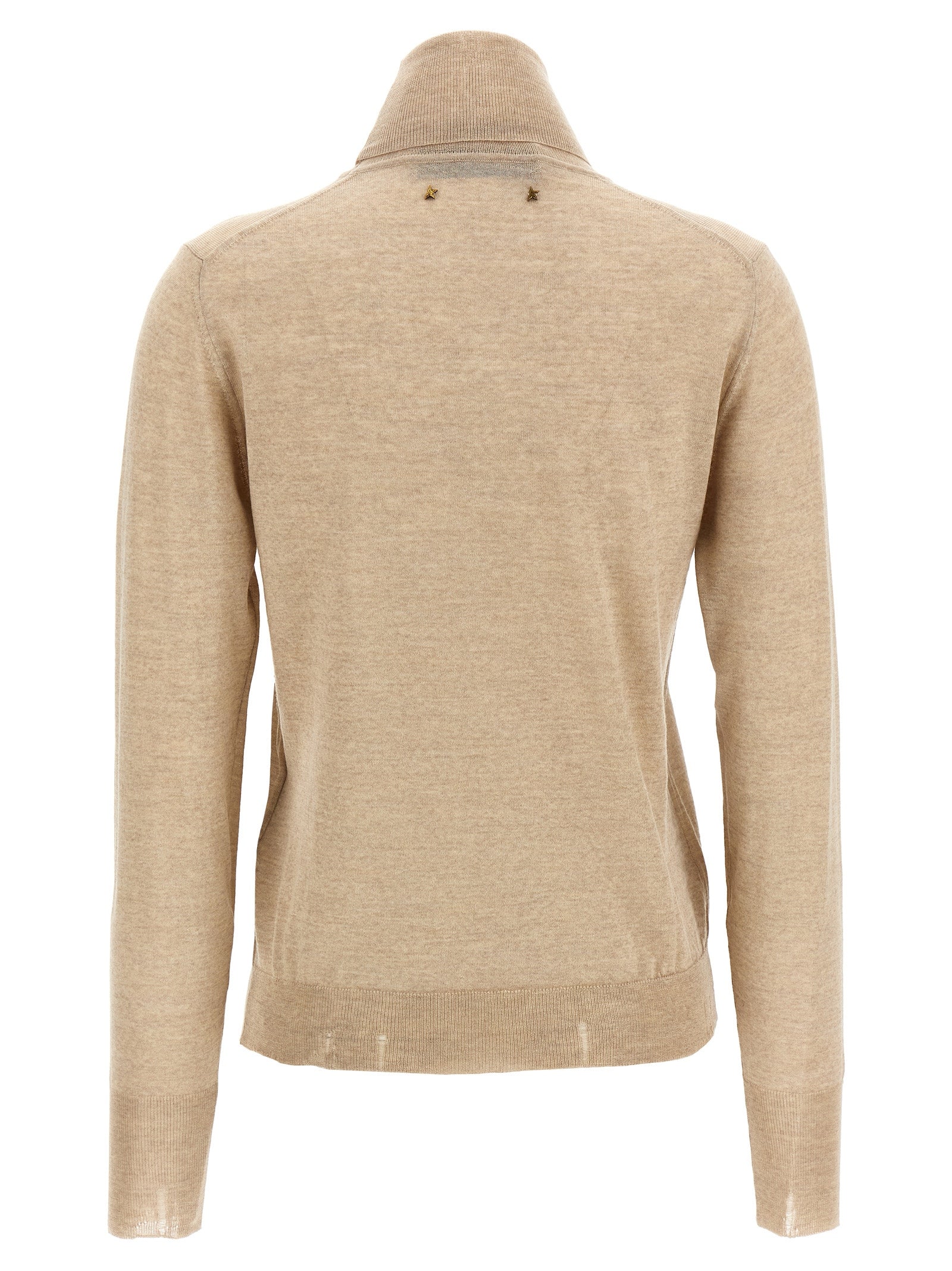 Golden Goose Beige Virgin Wool Cardigan Golden Goose