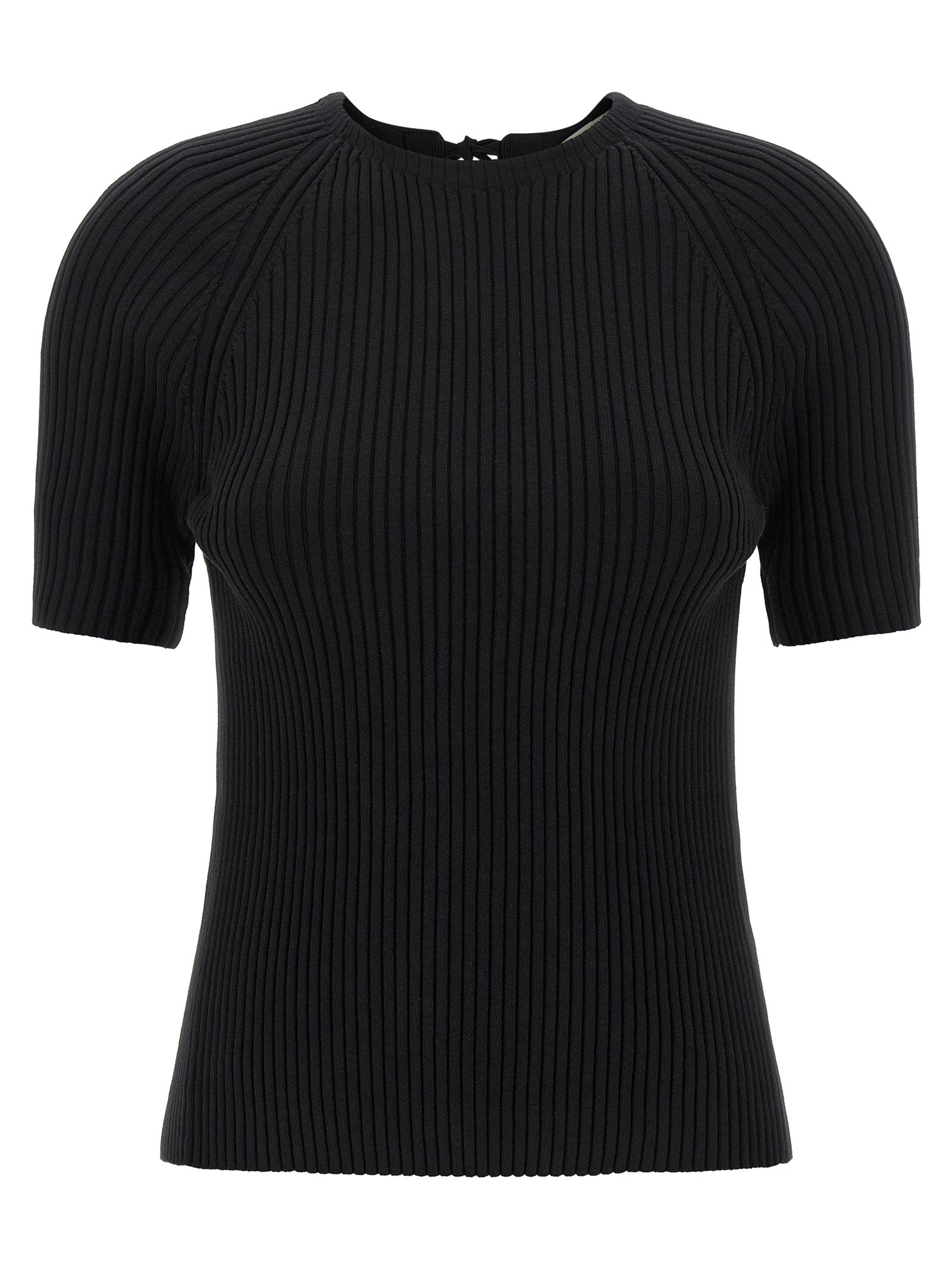 Tory Burch Black Cotton Cardigan Tory Burch