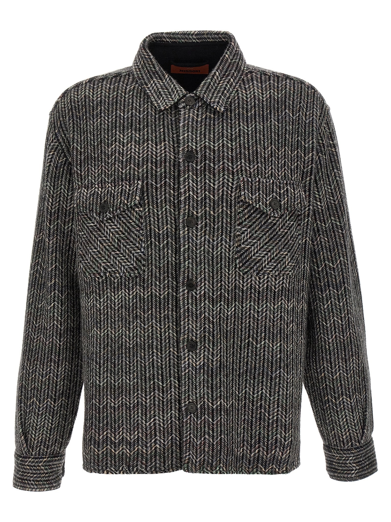 Missoni Gray Wool Blouse Missoni