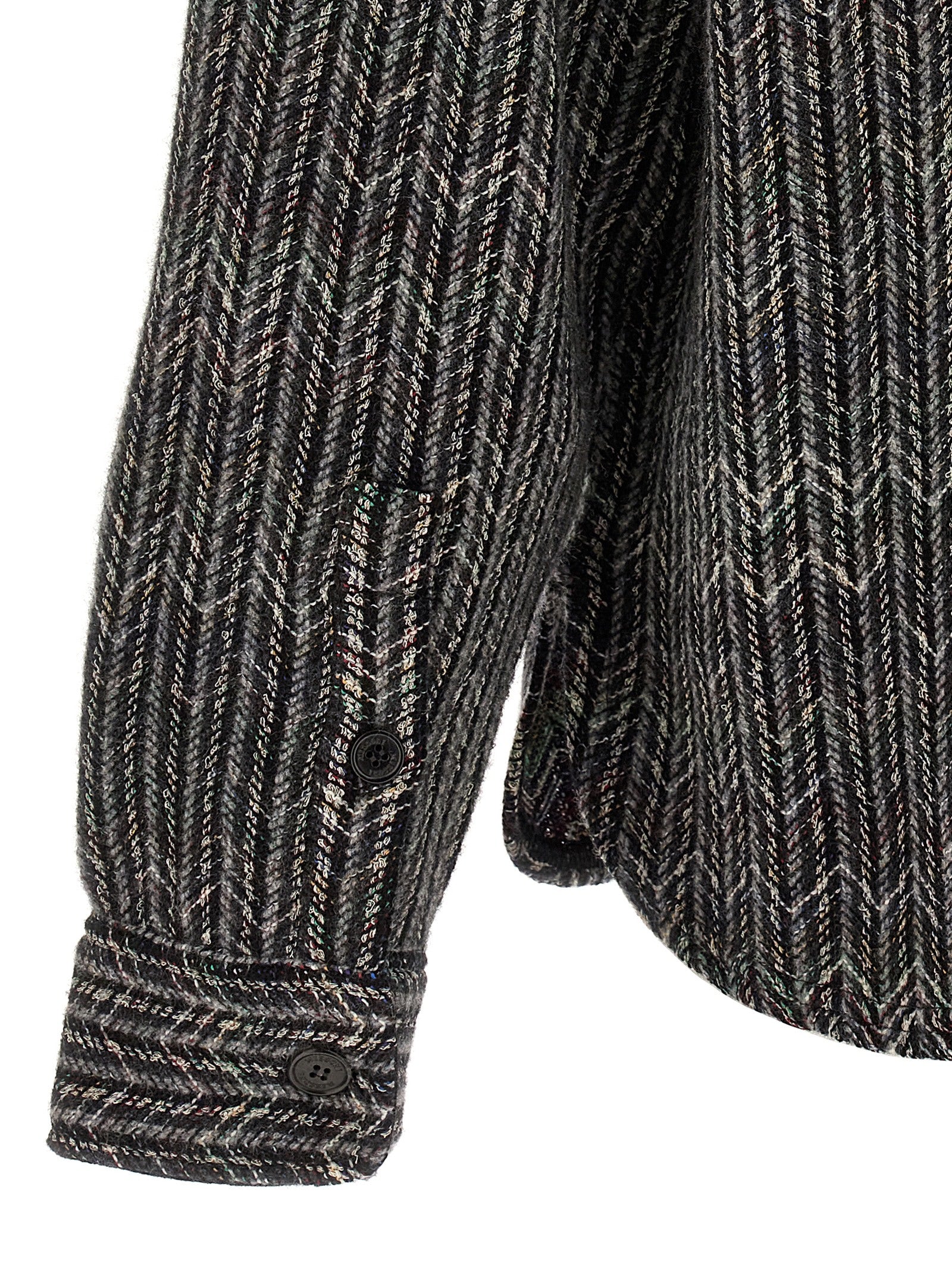 Missoni Gray Wool Blouse Missoni