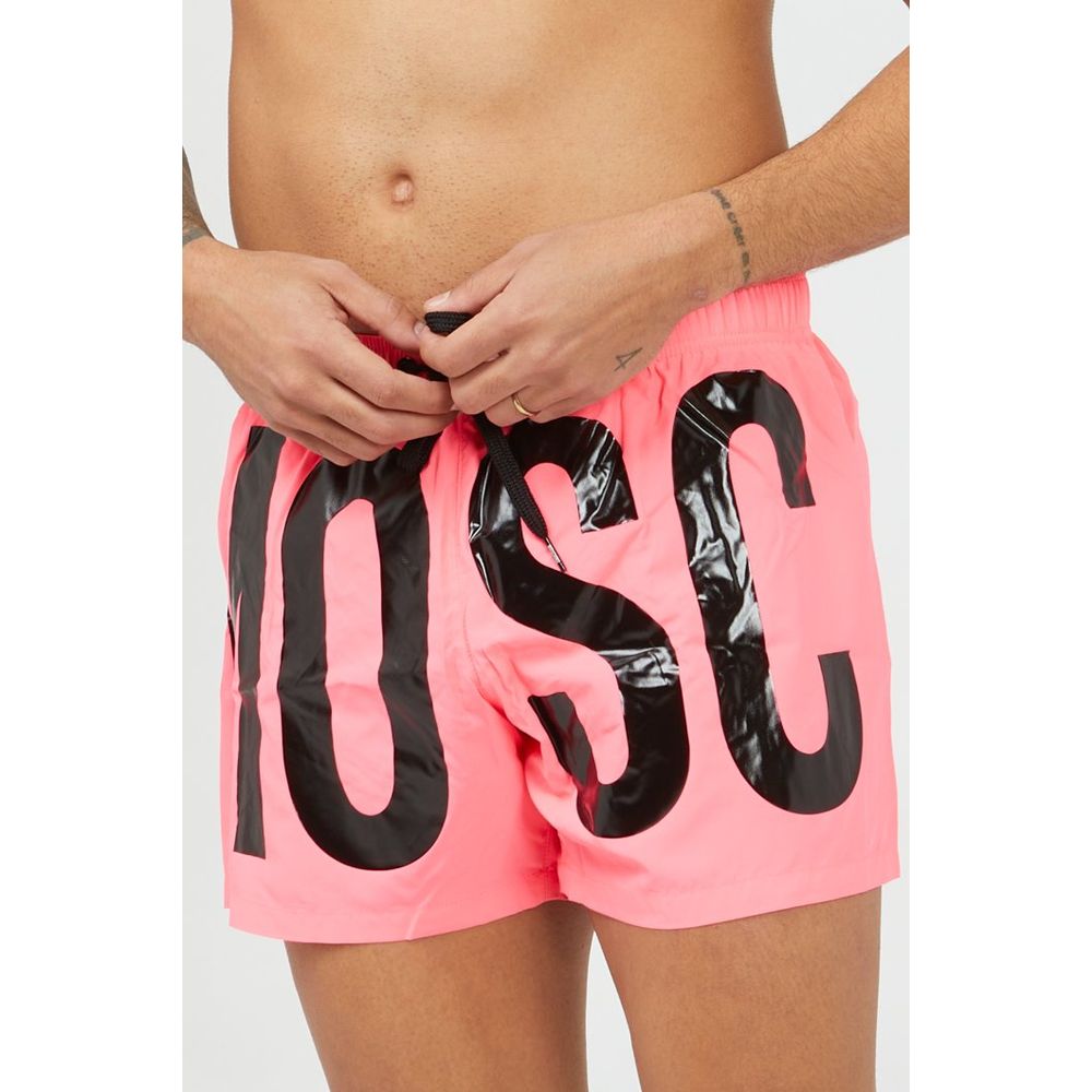 Moschino Fuchsia Polyester Swim Shorts Moschino