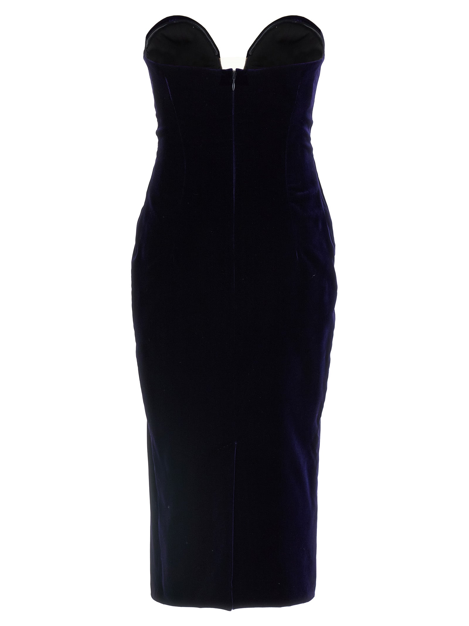 Tom Ford Blue Viscose Midi Dress Tom Ford