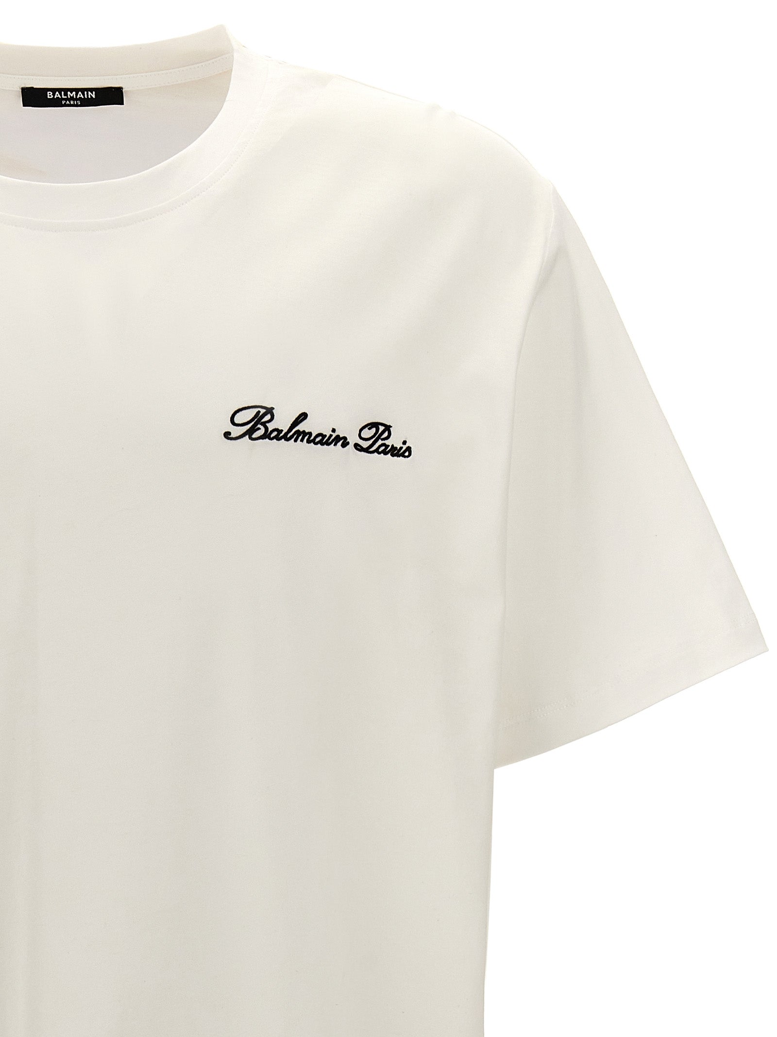Balmain Bicolor Cotton T-Shirt Balmain