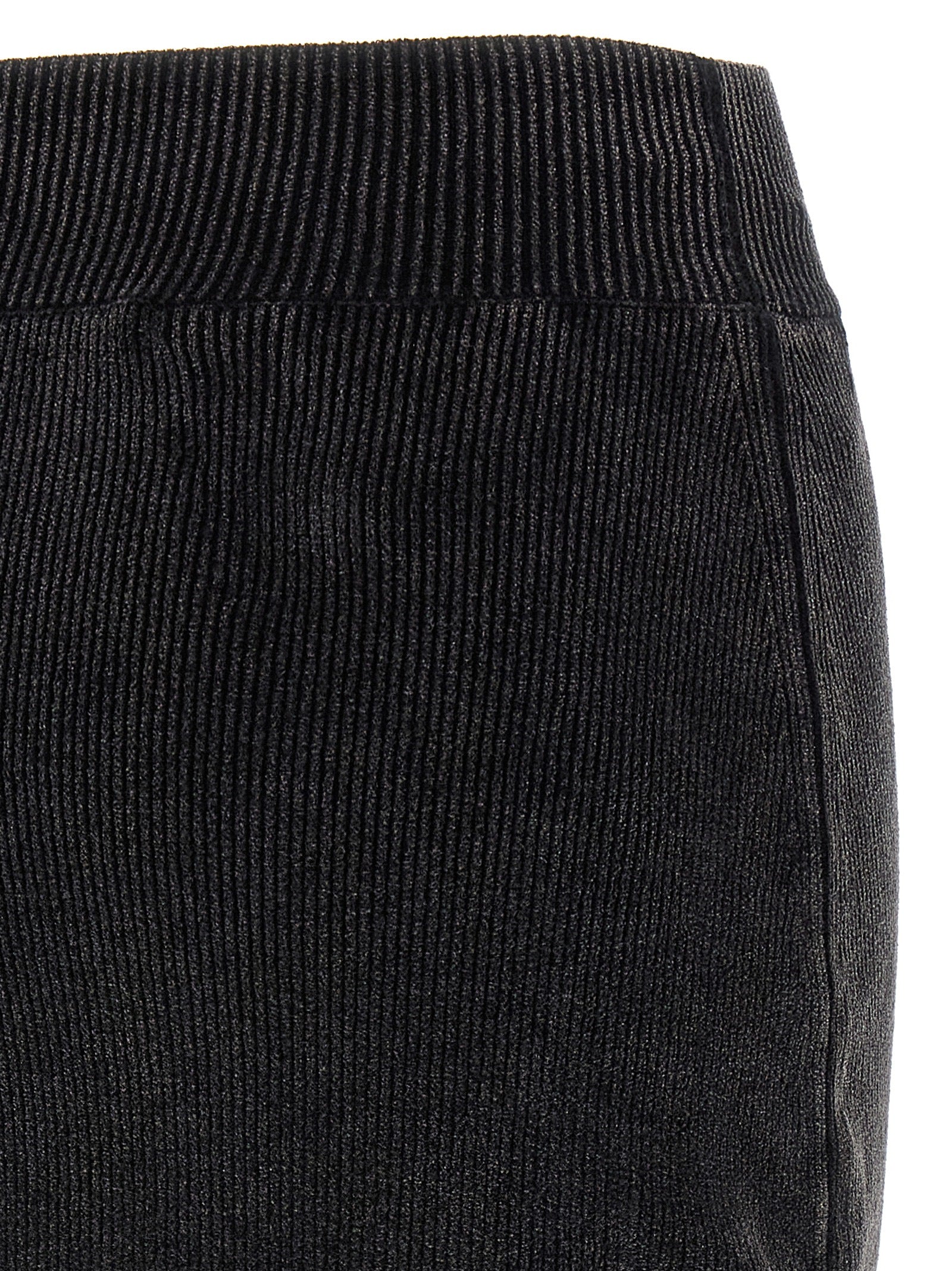 Alexander Wang Black Cotton Long Skirt Alexander Wang