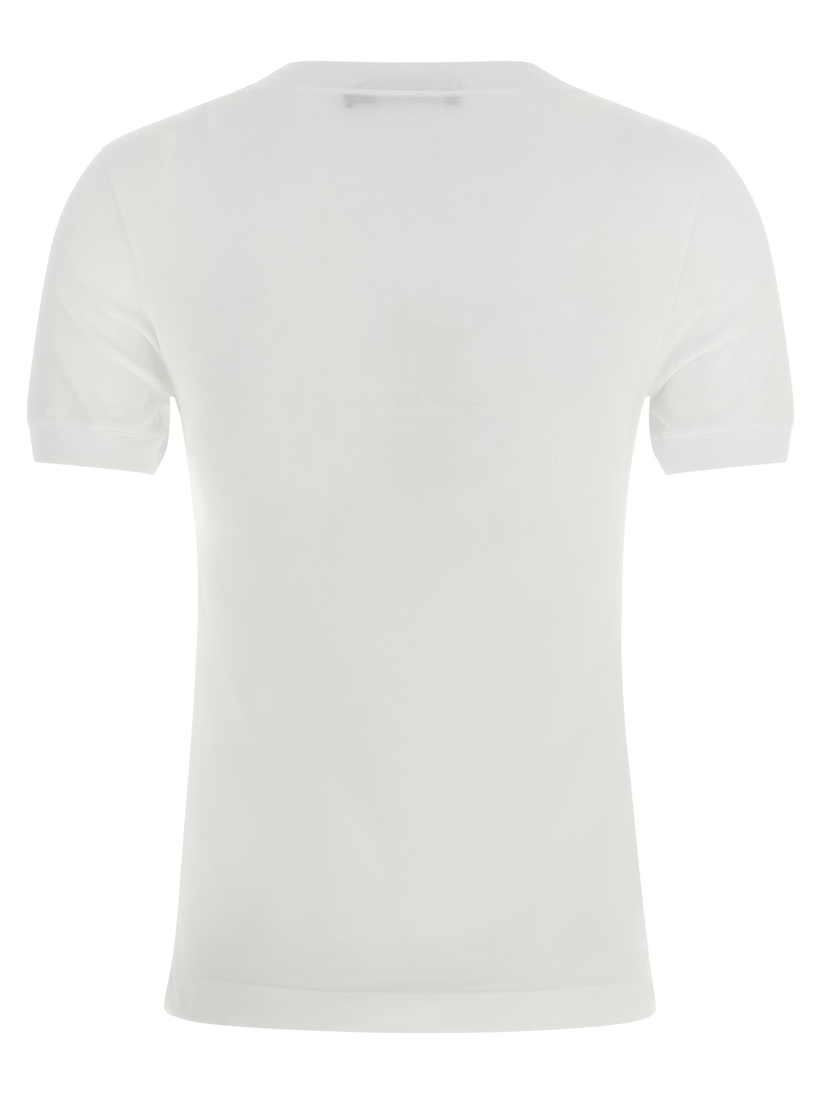 Dolce & Gabbana White Cotton T-Shirt Dolce & Gabbana