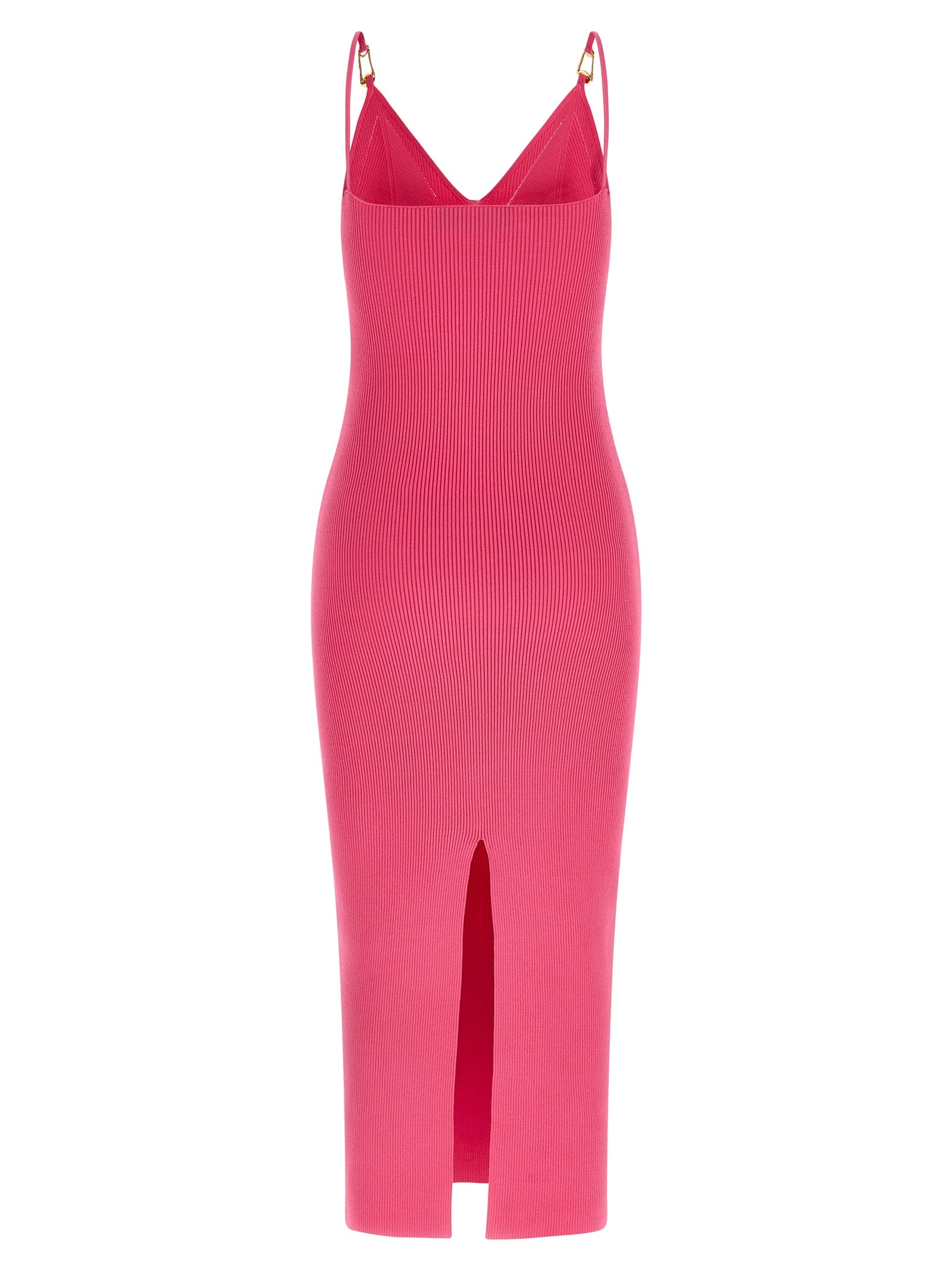 Versace Fuchsia Viscose Midi Dress Versace