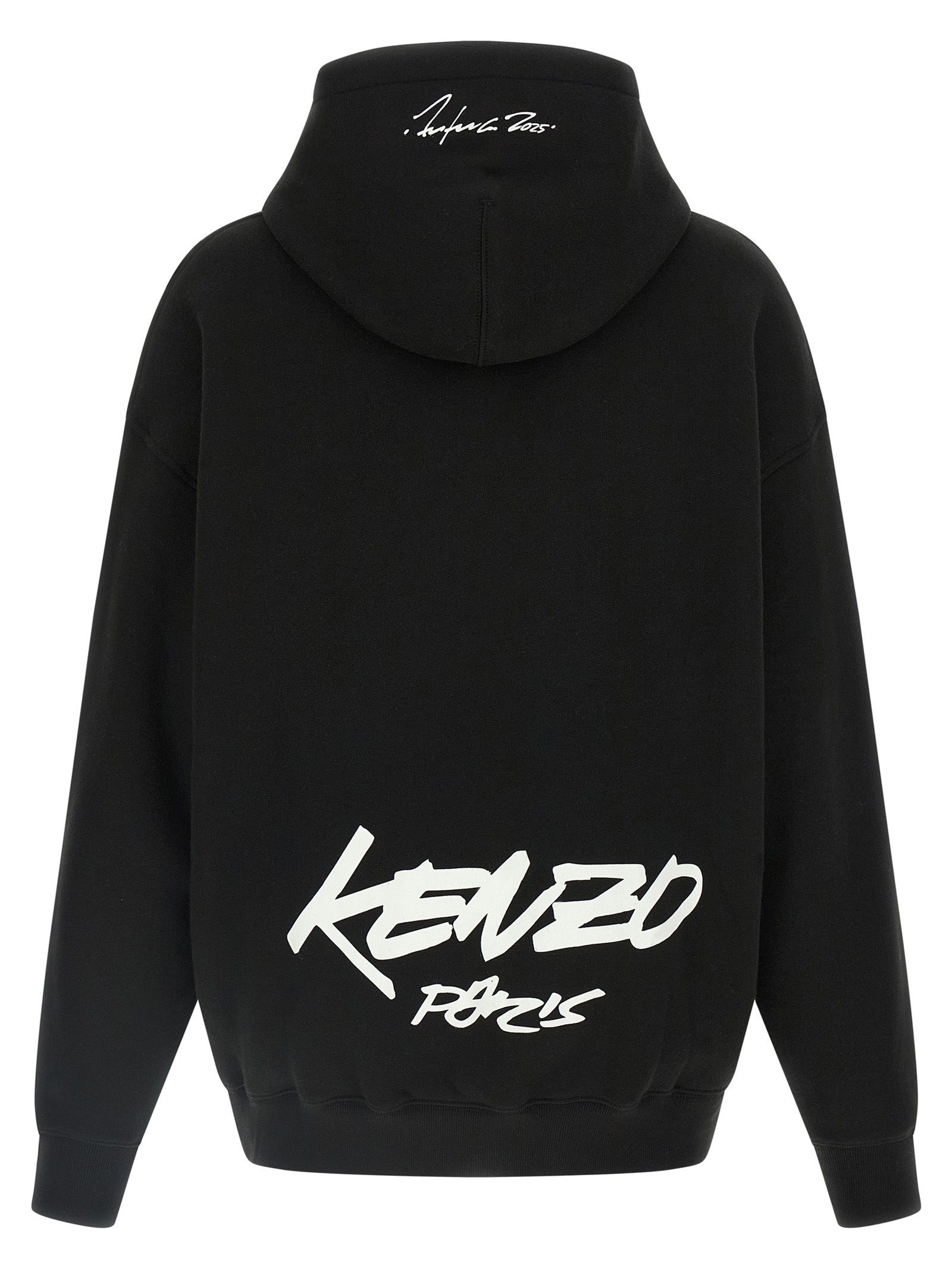 Kenzo Black Cotton Hoodie Kenzo