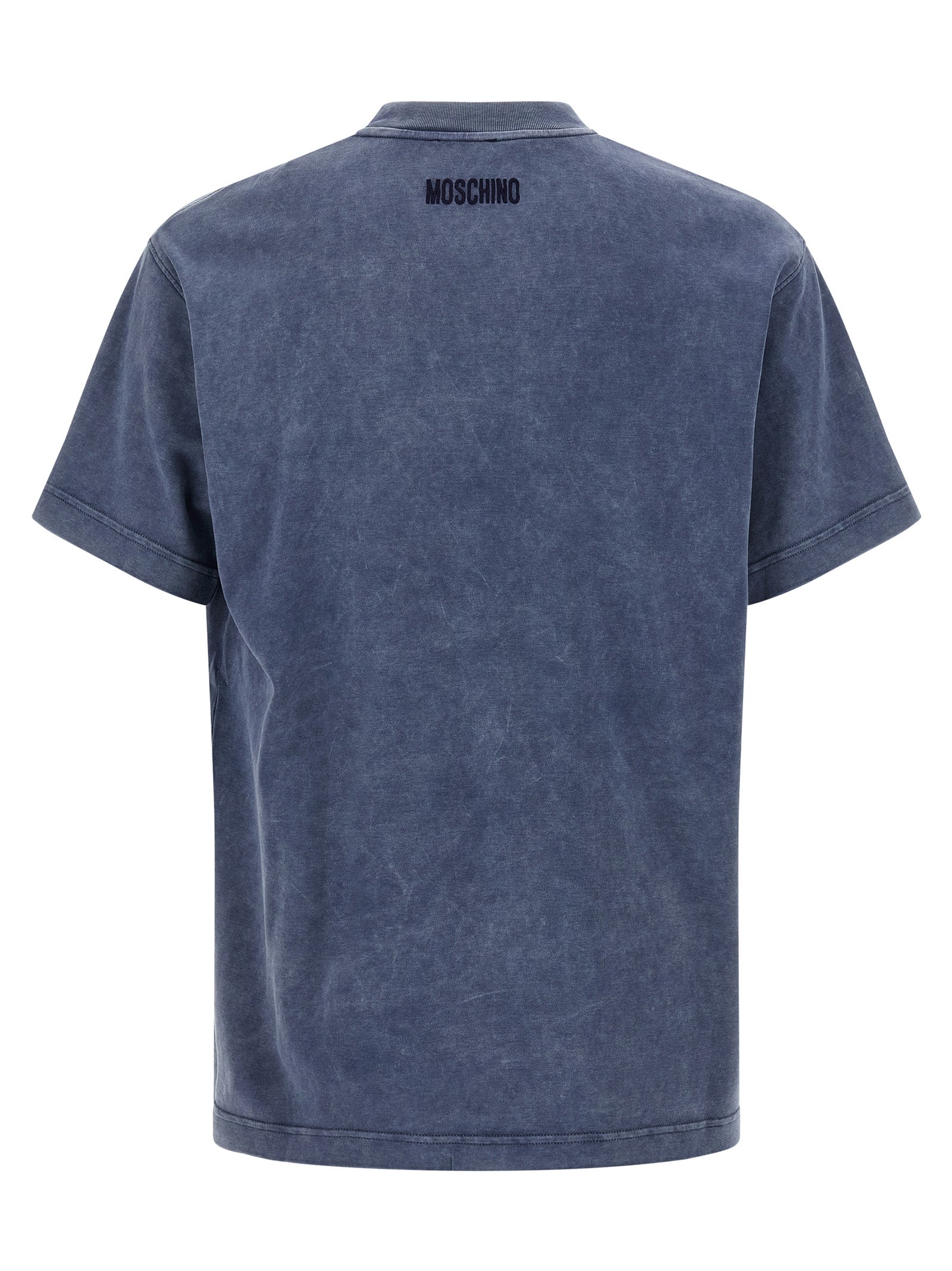 Moschino Blue Cotton T-Shirt Moschino