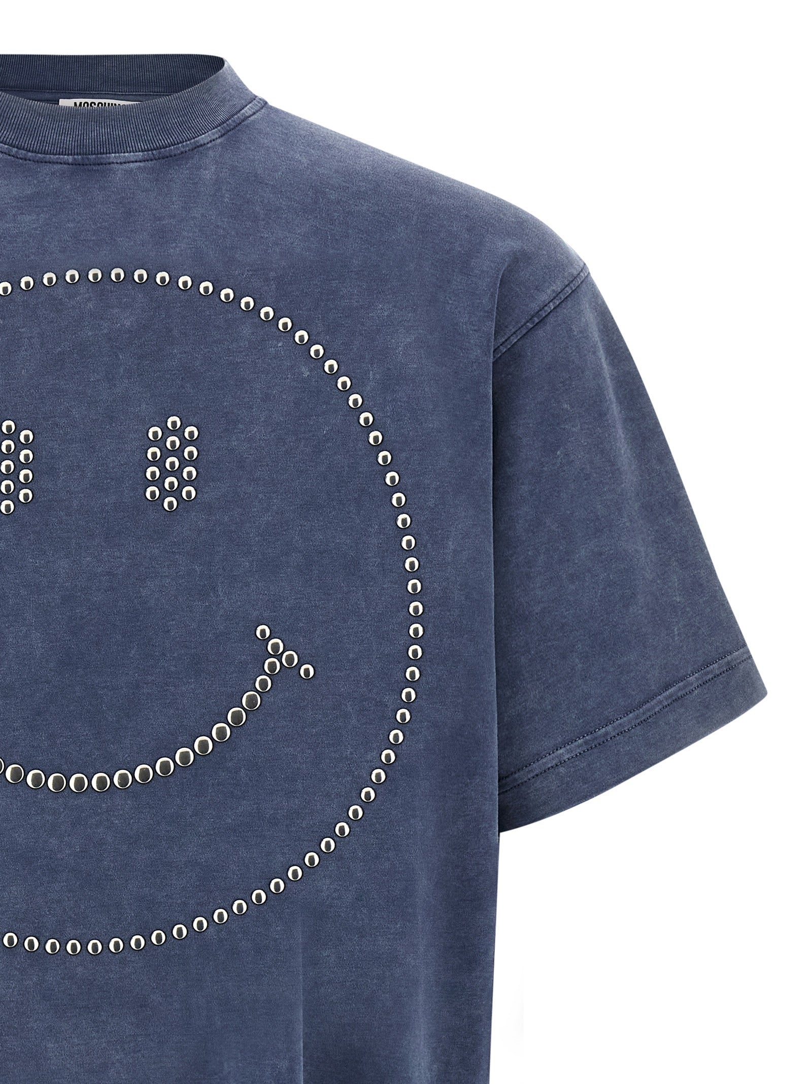 Moschino Blue Cotton T-Shirt Moschino