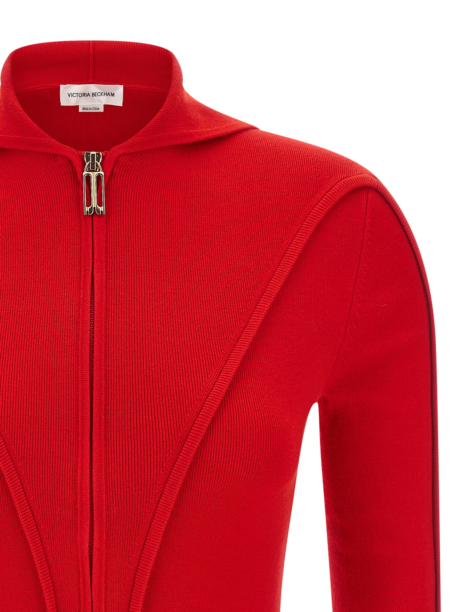 Victoria Beckham Multicolor Wool Cardigan Victoria Beckham