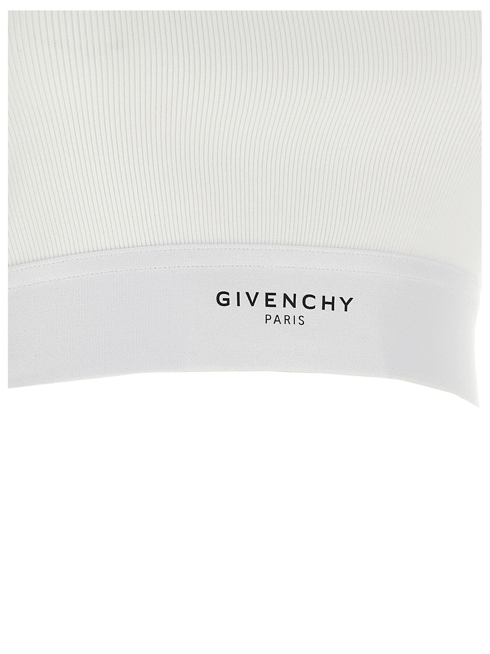 Givenchy White Cotton Tank Tops Givenchy