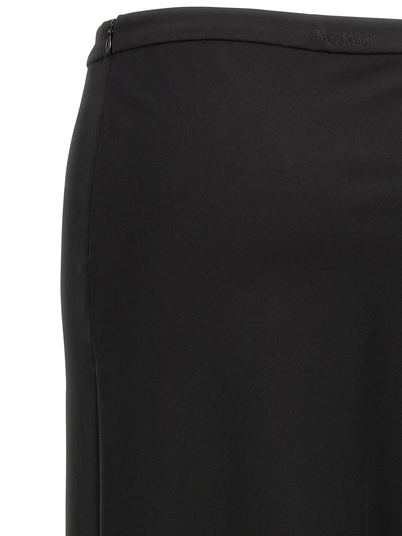 Max Mara Black Viscose Mini Skirt Max Mara
