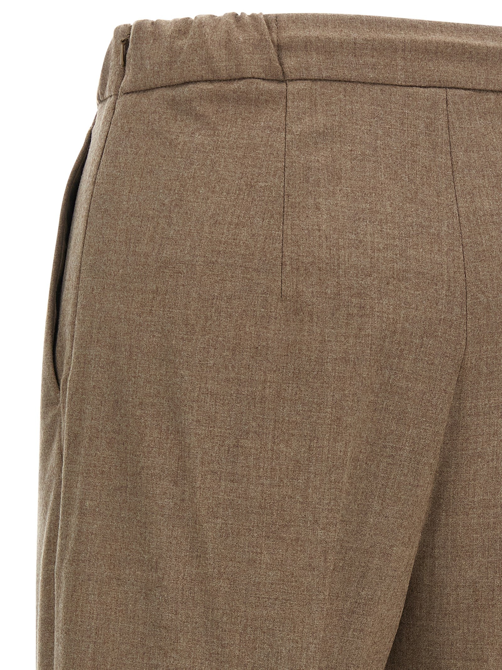 Max Mara Gray Cashmere Casual Pants Max Mara