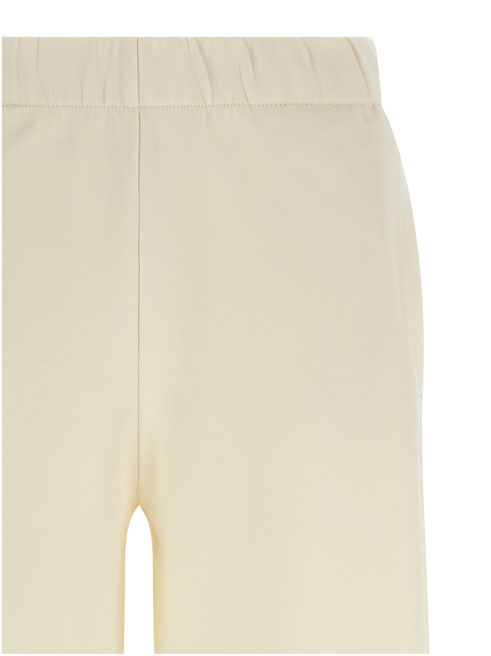 Max Mara White Silk Casual Pants Max Mara