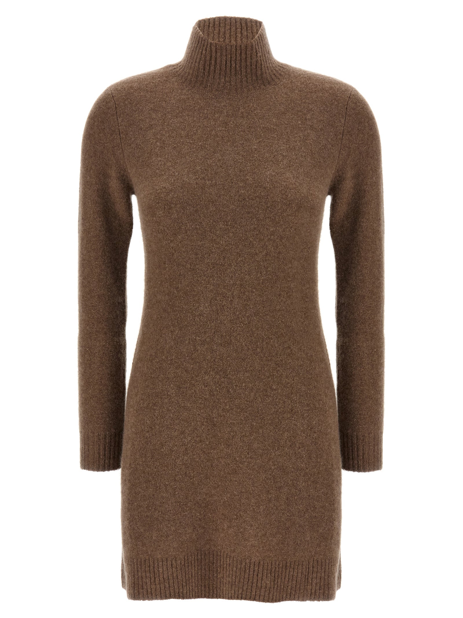 Max Mara Gray Cashmere Short Dress Max Mara