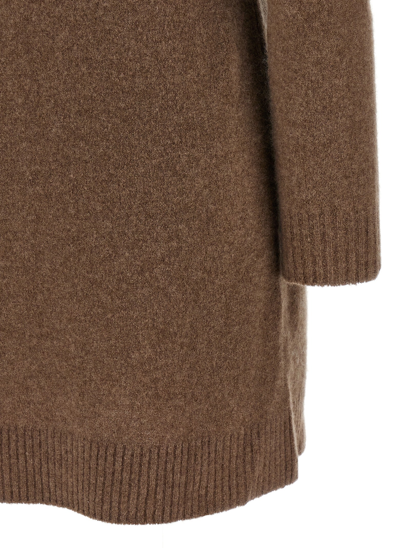 Max Mara Gray Cashmere Short Dress Max Mara
