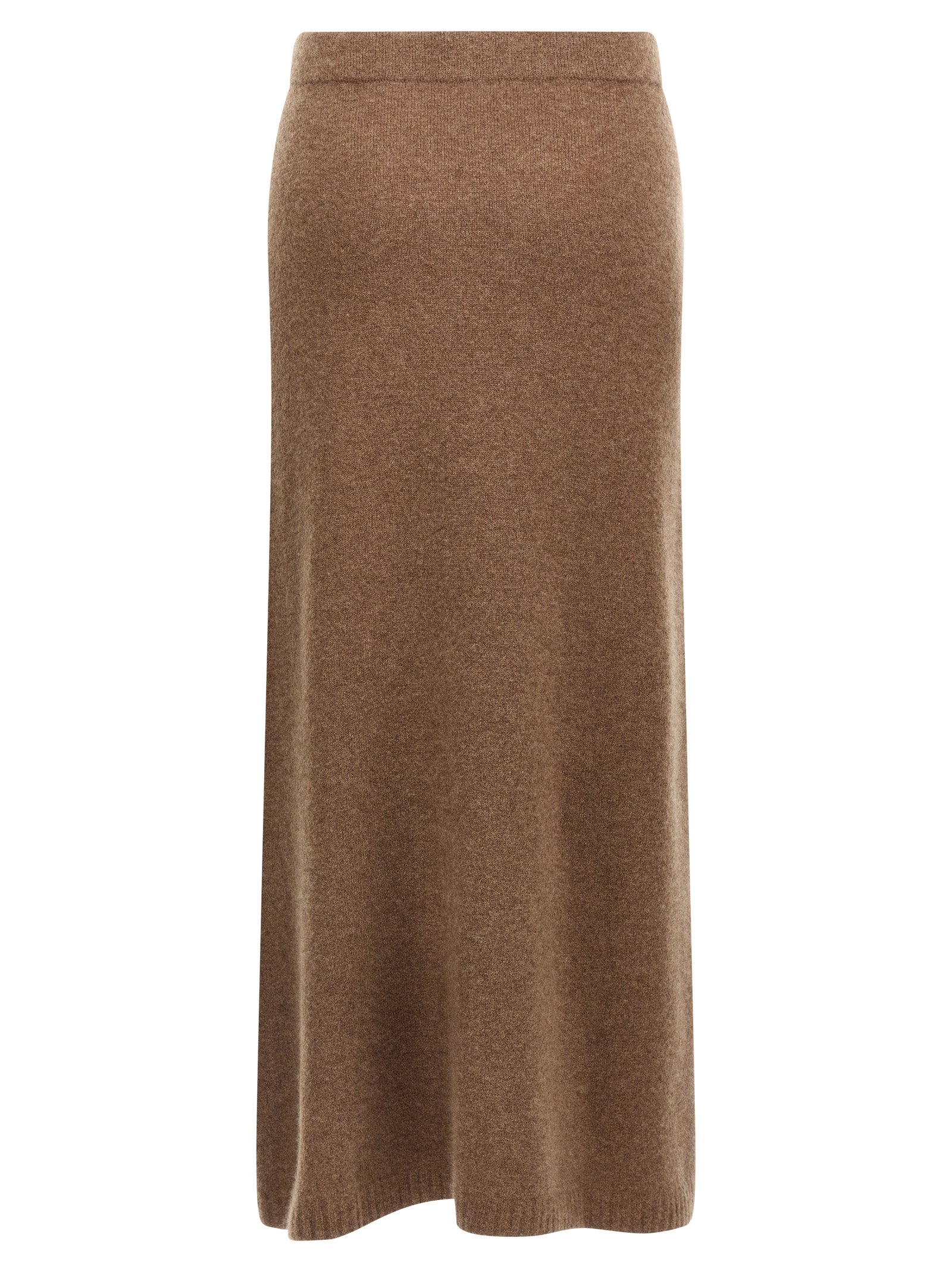 Max Mara Gray Cashmere Midi Skirt Max Mara