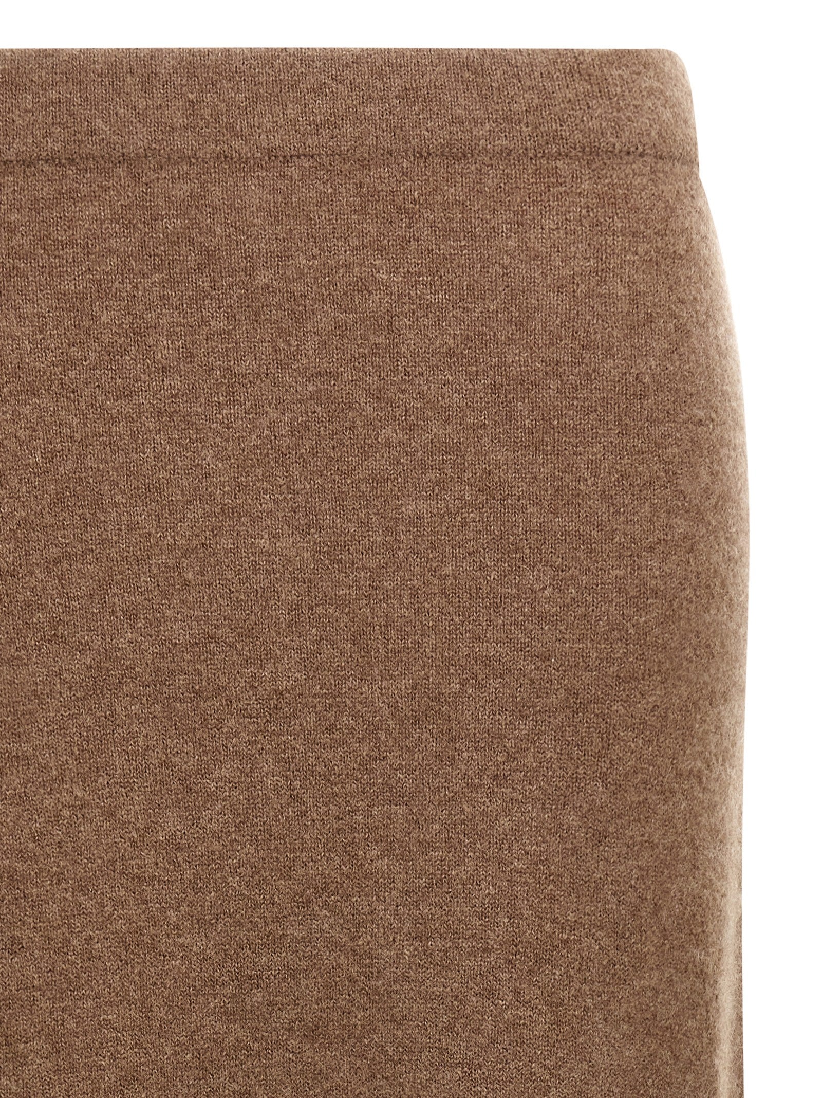Max Mara Gray Cashmere Midi Skirt Max Mara