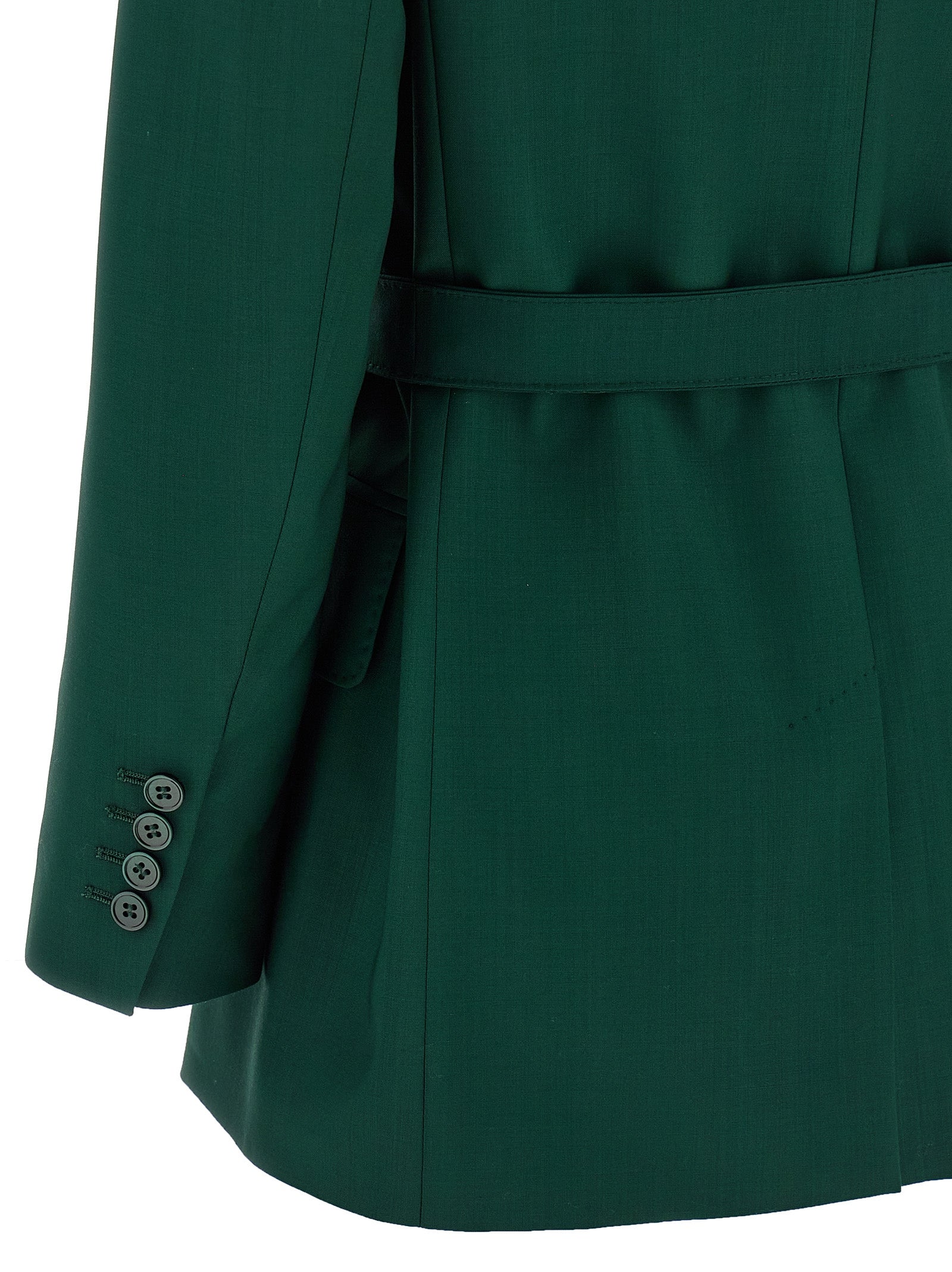 Max Mara Bicolor Virgin Wool Blazer Max Mara