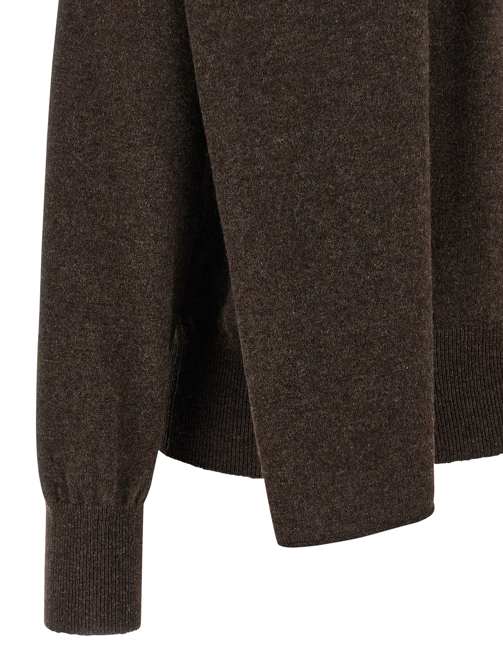 Ferragamo Brown Cashmere Cardigan Ferragamo