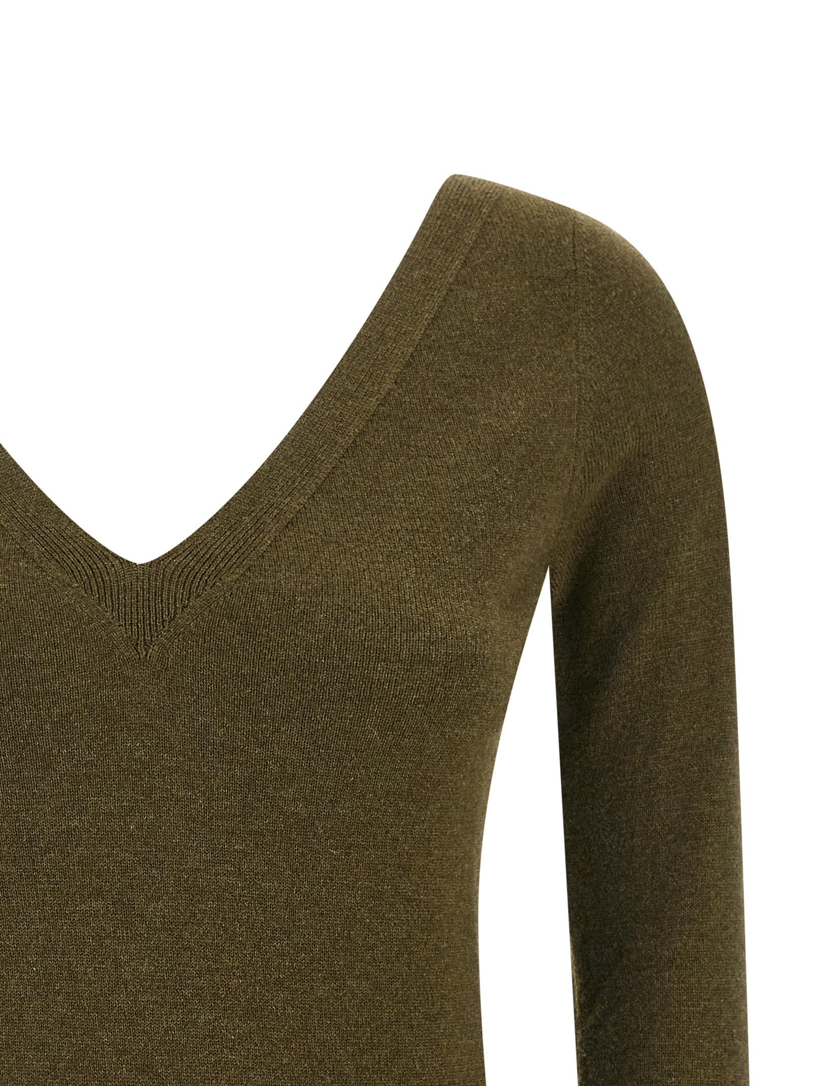 Saint Laurent Bicolor Cashmere Cardigan Saint Laurent