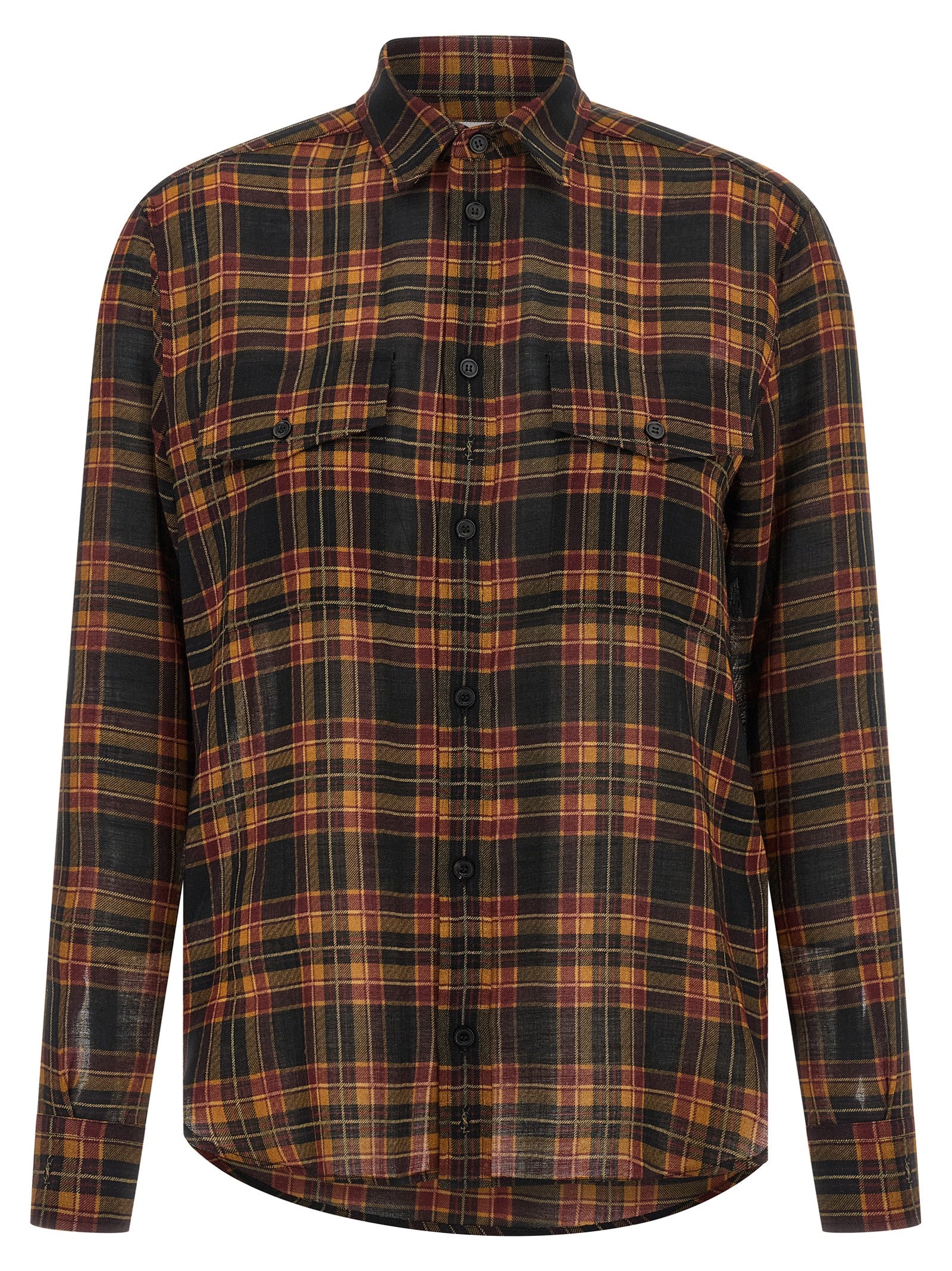 Saint Laurent Multicolor Wool Blouse Saint Laurent