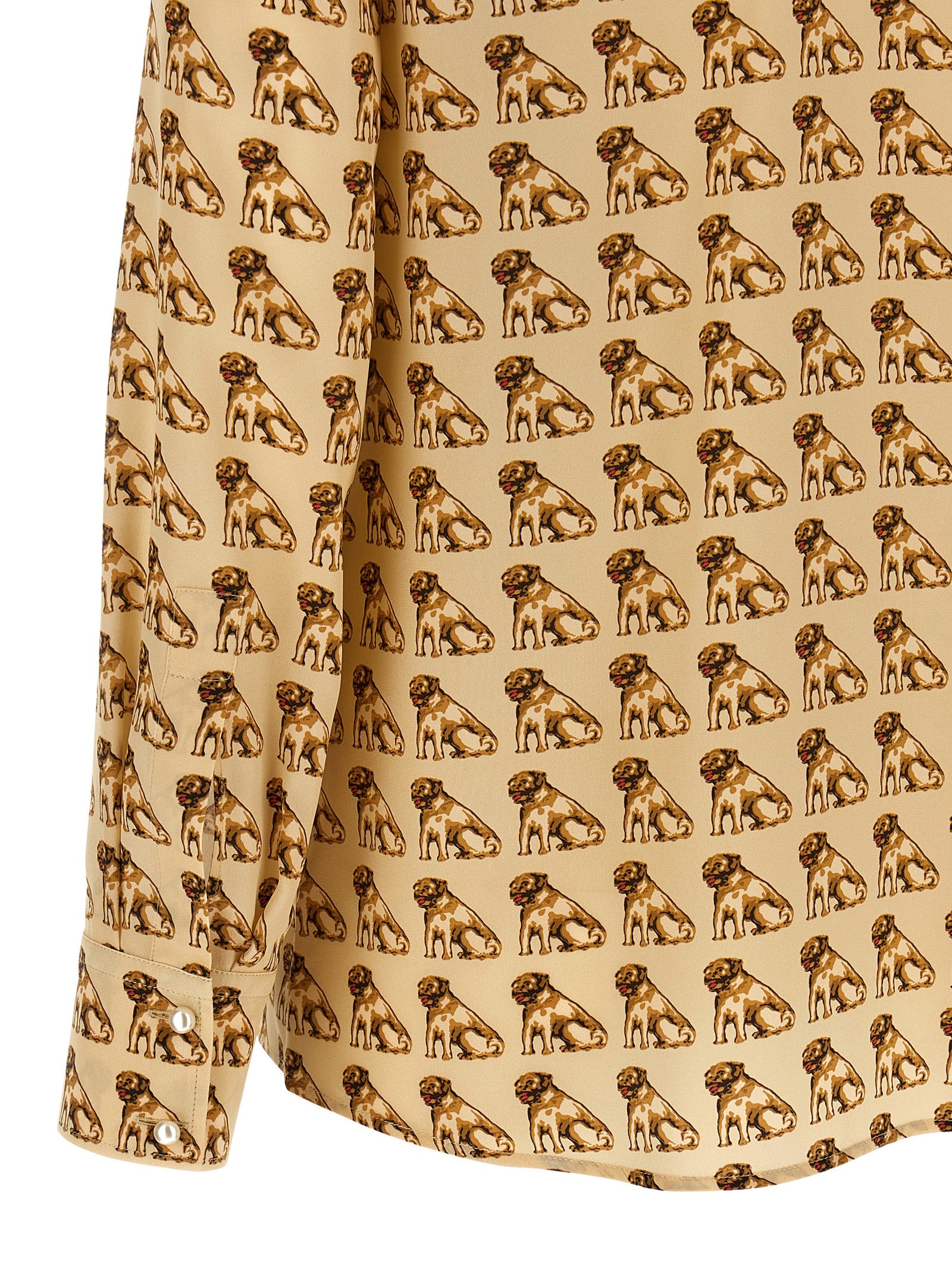 Valentino Garavani Beige Silk Blouse Valentino Garavani