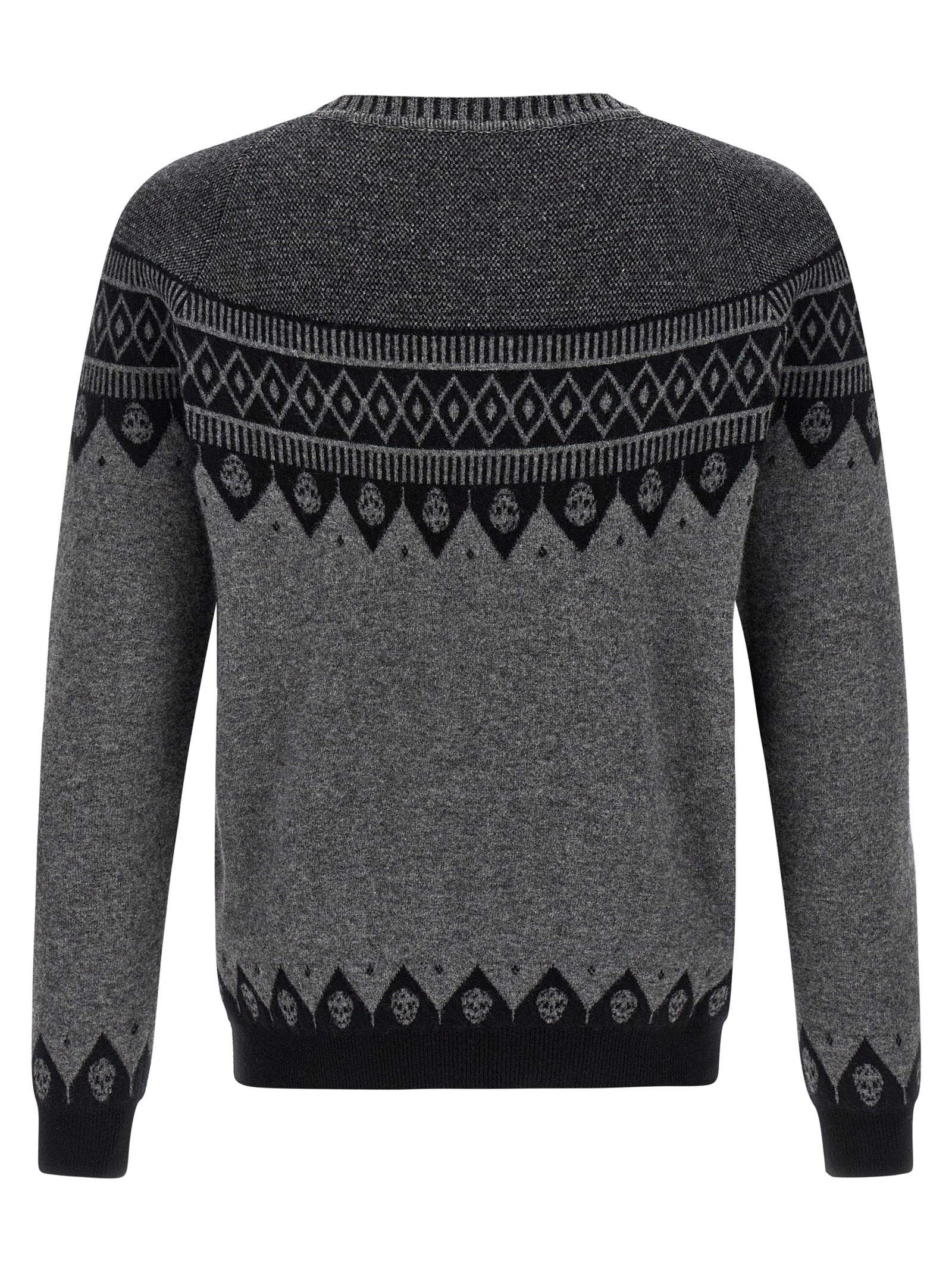 Alexander McQueen Gray Wool Cardigan Alexander McQueen