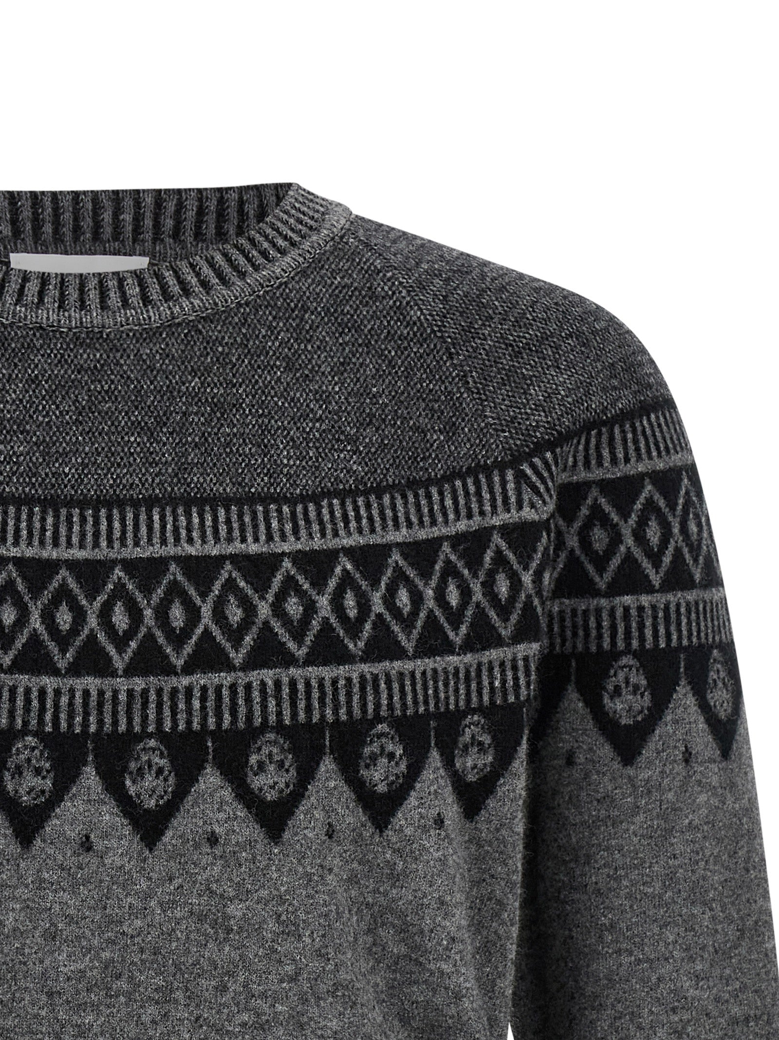 Alexander McQueen Gray Wool Cardigan Alexander McQueen