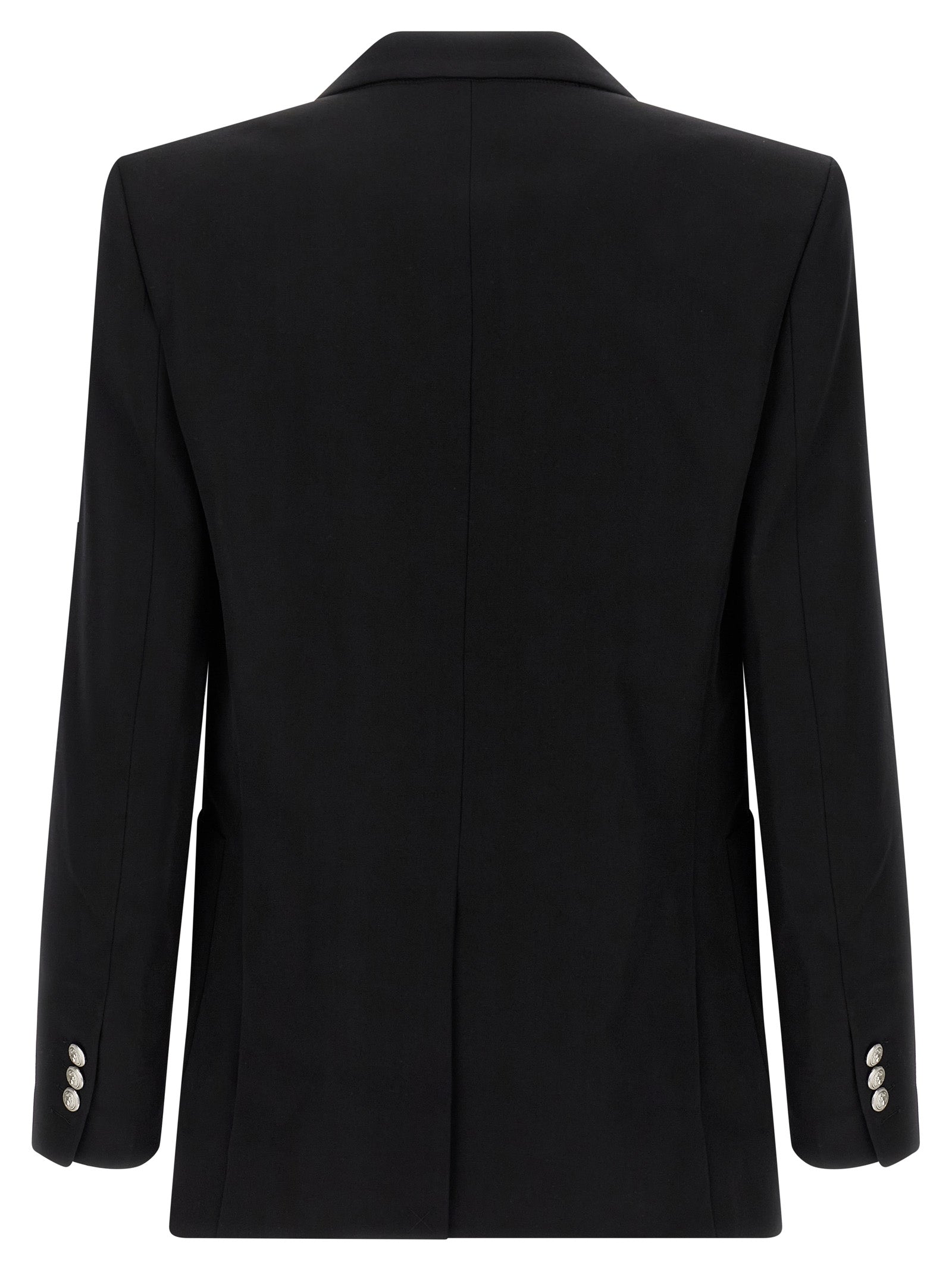 Balmain Black Virgin Wool Blazer Balmain