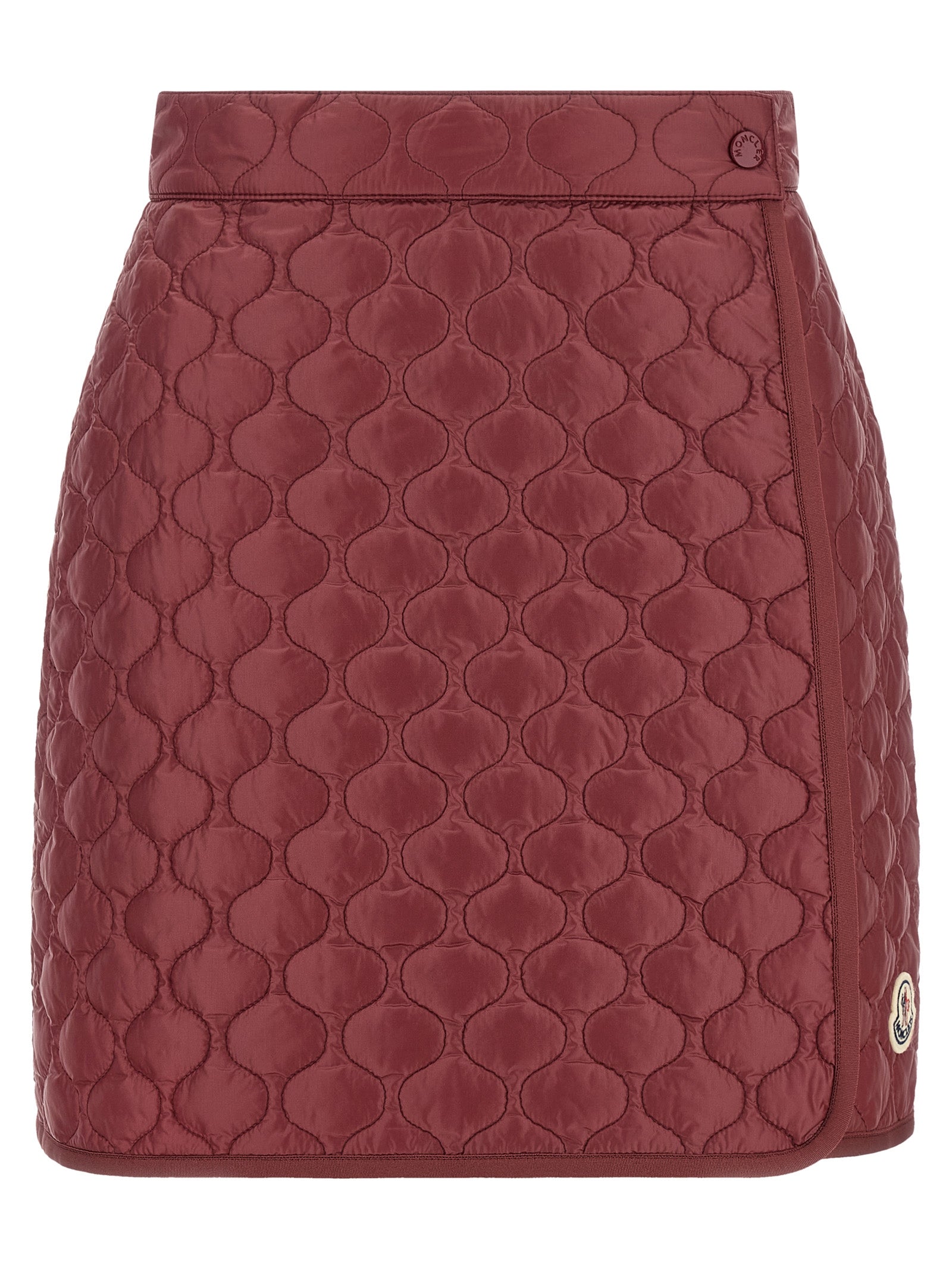 Moncler Bordeaux Polyamide Long Skirt Moncler