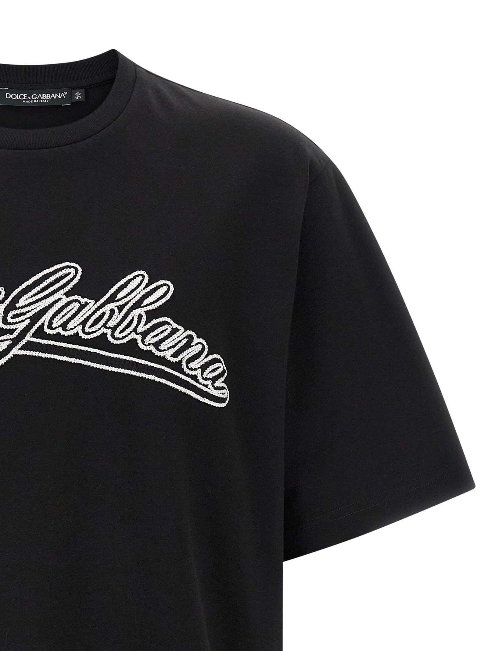 Dolce & Gabbana Bicolor Cotton T-Shirt Dolce & Gabbana