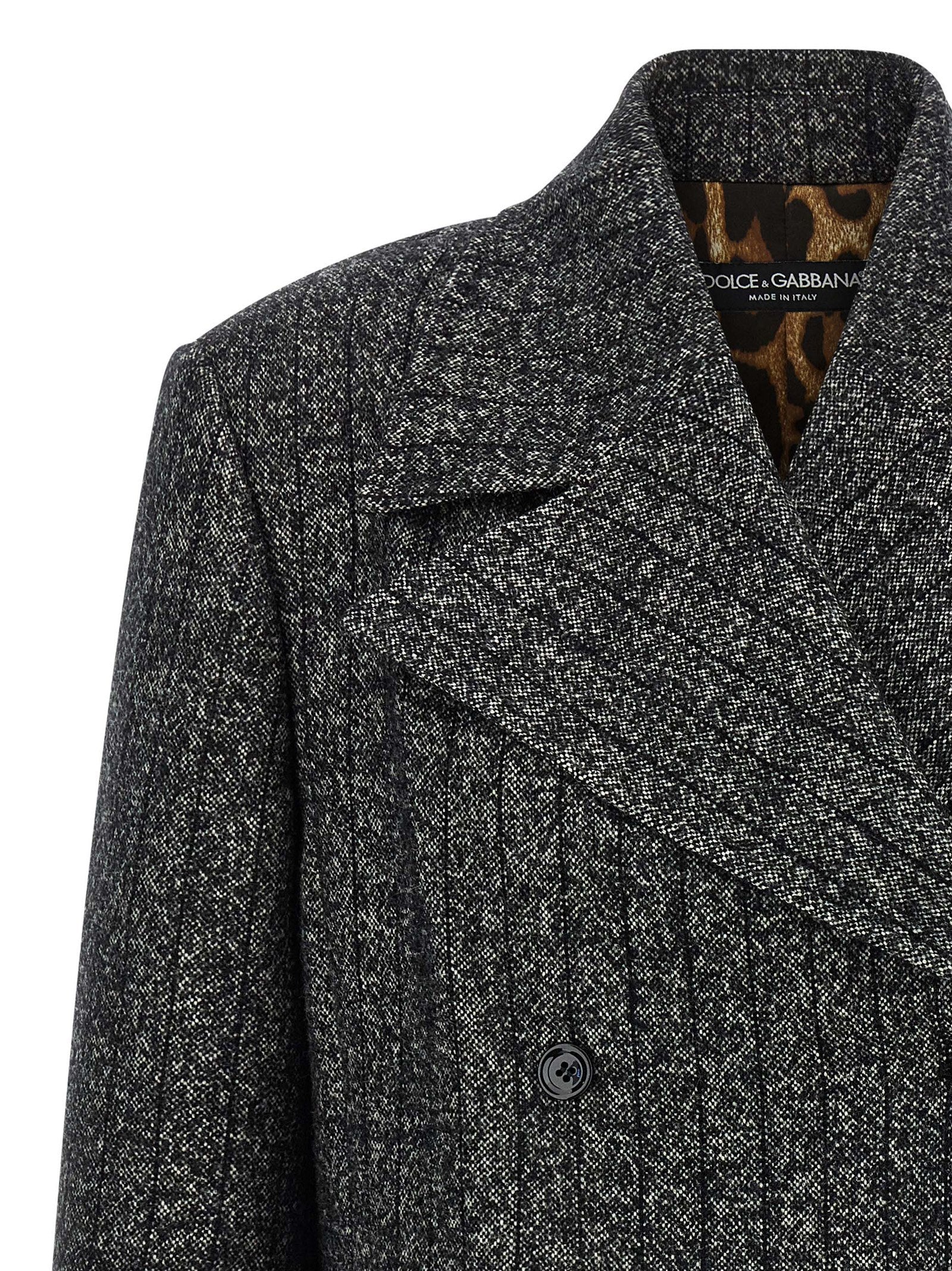 Dolce & Gabbana Bicolor Elastane Blazer Dolce & Gabbana