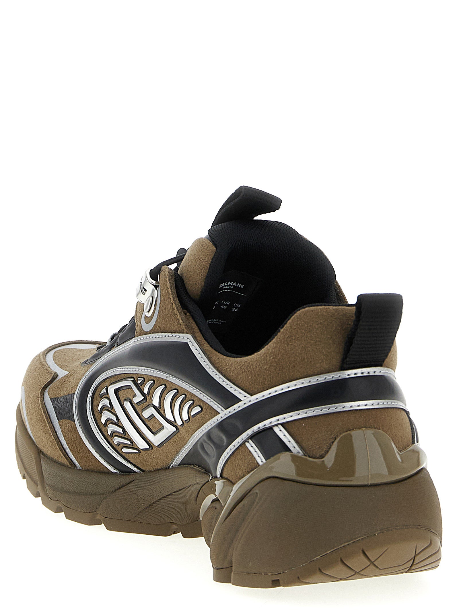 Balmain Bicolor Polyethylene Athletic Sneakers Balmain