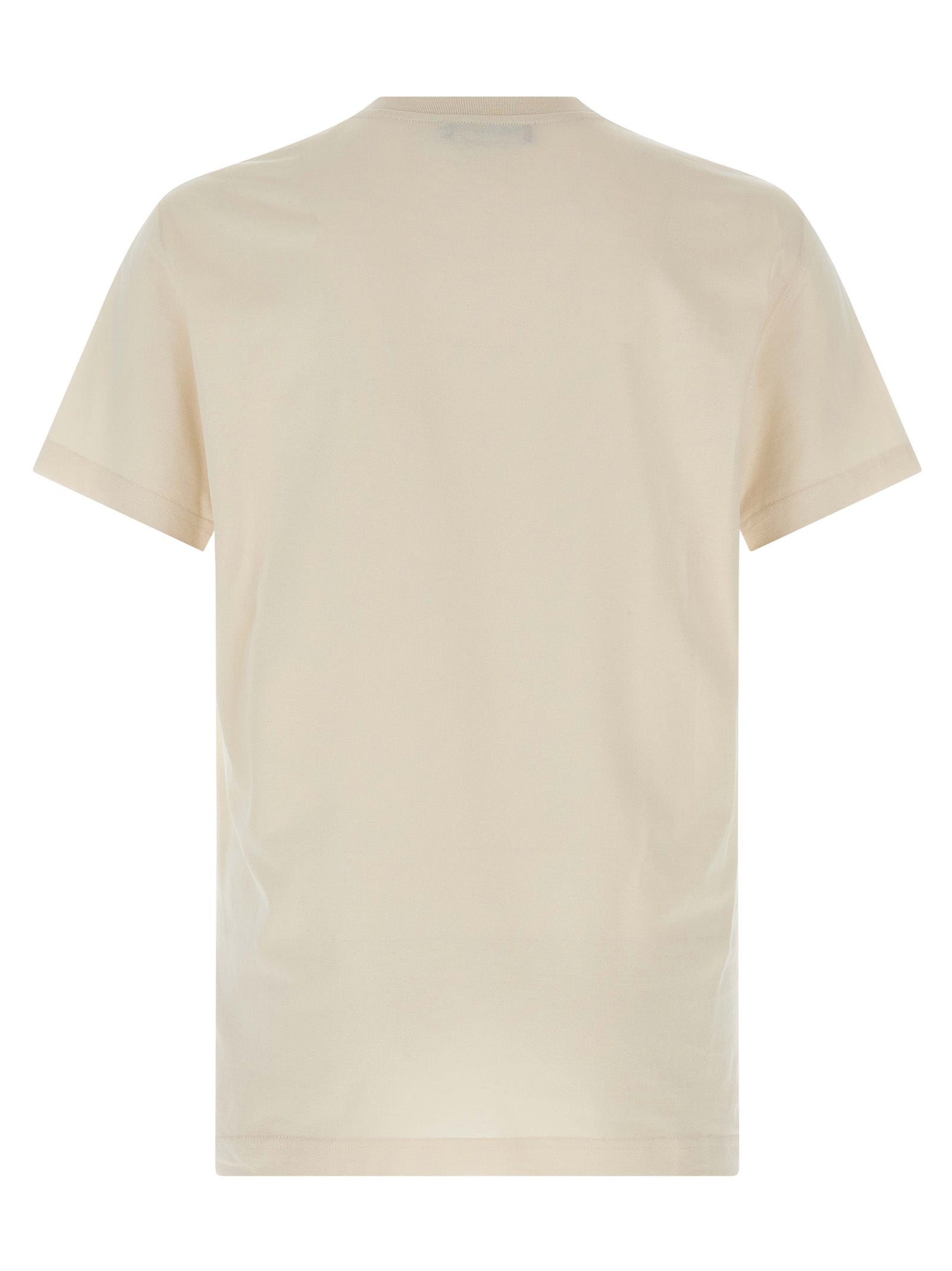Dolce & Gabbana Beige Cotton T-Shirt Dolce & Gabbana