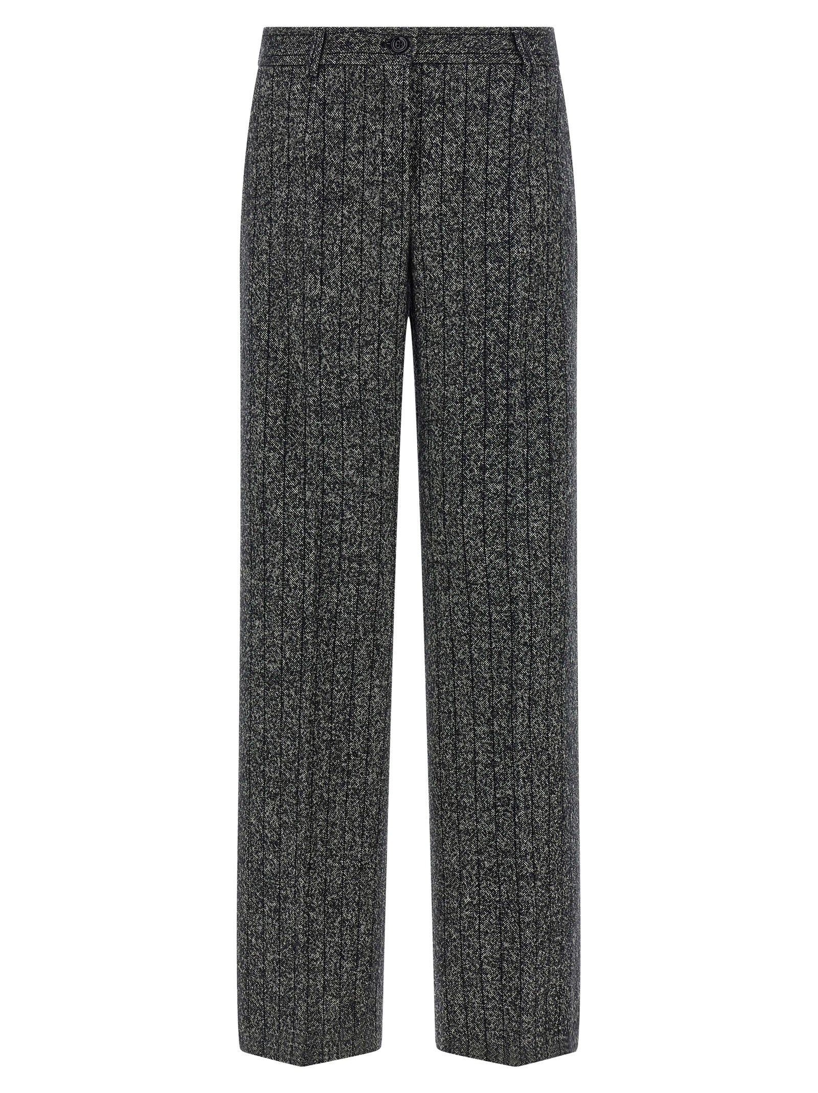 Dolce & Gabbana Bicolor Virgin Wool Casual Pants Dolce & Gabbana