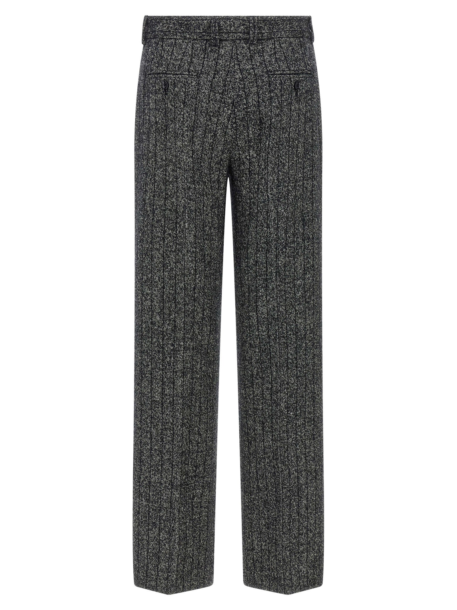 Dolce & Gabbana Bicolor Virgin Wool Casual Pants Dolce & Gabbana
