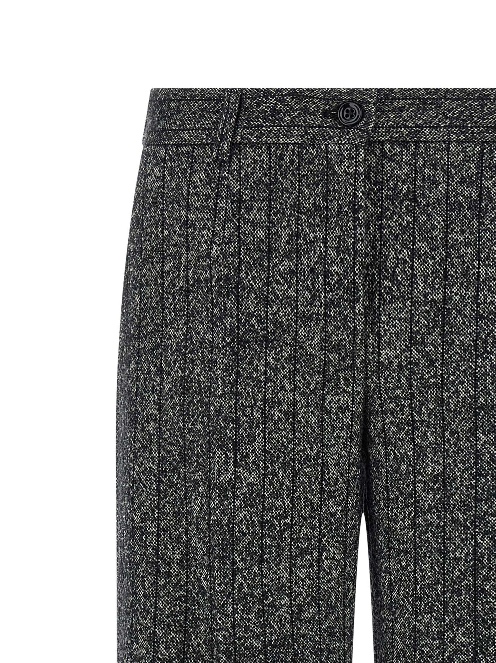 Dolce & Gabbana Bicolor Virgin Wool Casual Pants Dolce & Gabbana