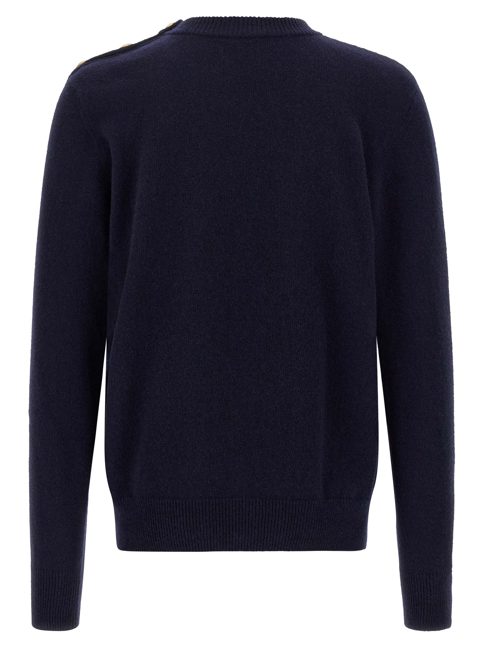 Balmain Blue Cashmere Cardigan Balmain