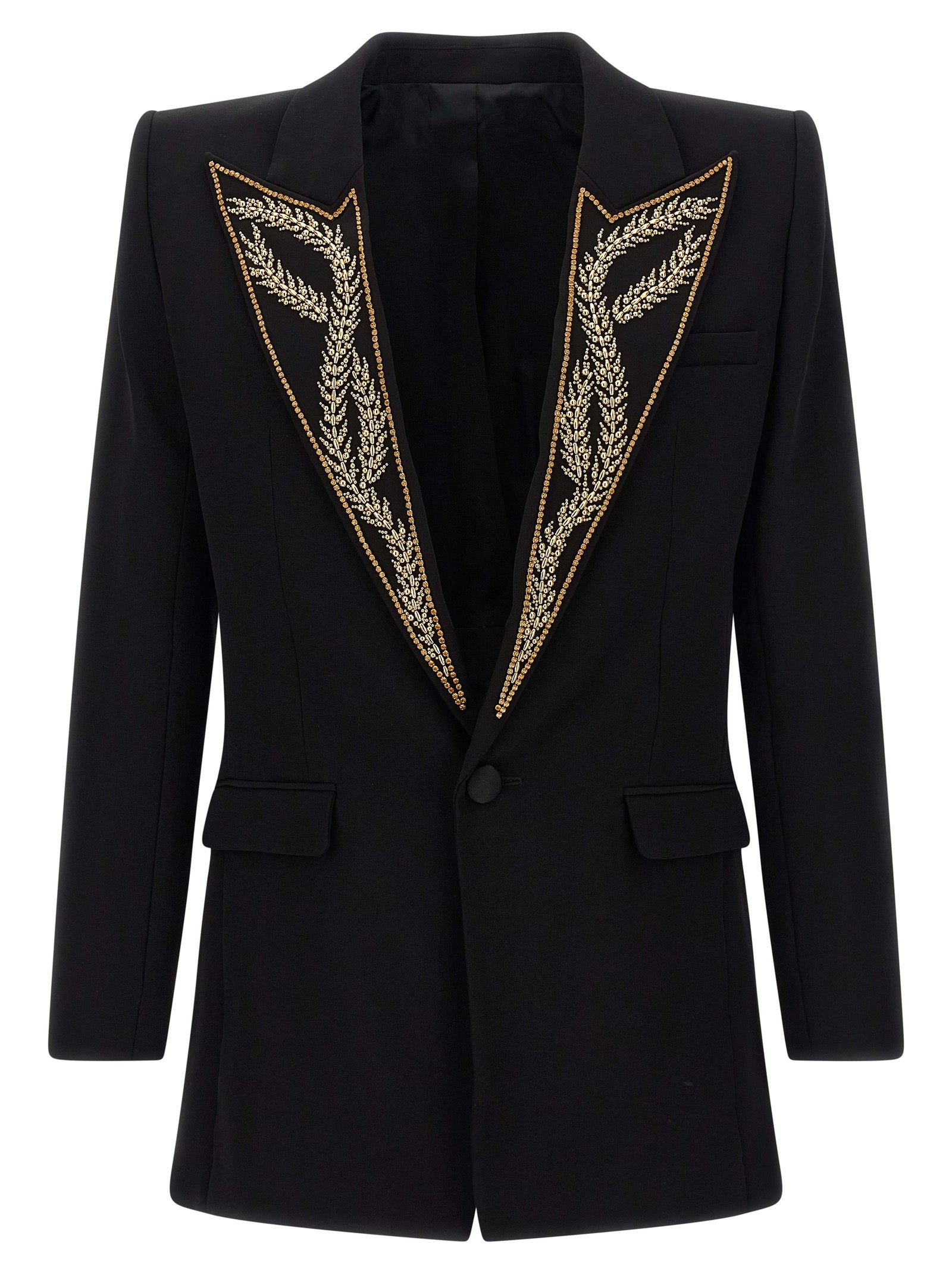 Balmain Black Viscose Blazer Balmain