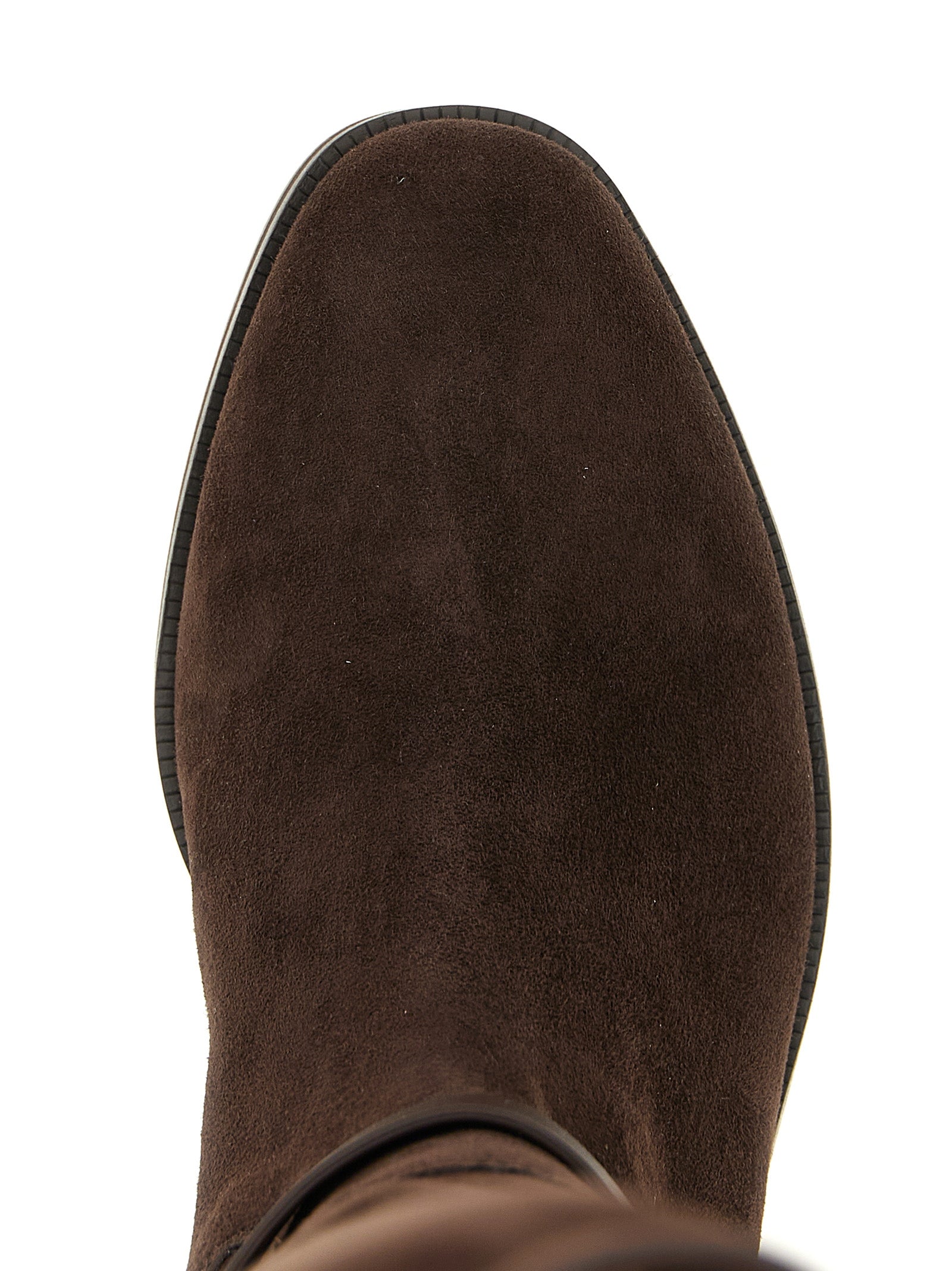 Jimmy Choo Brown Leather Over The Knee Jimmy Choo