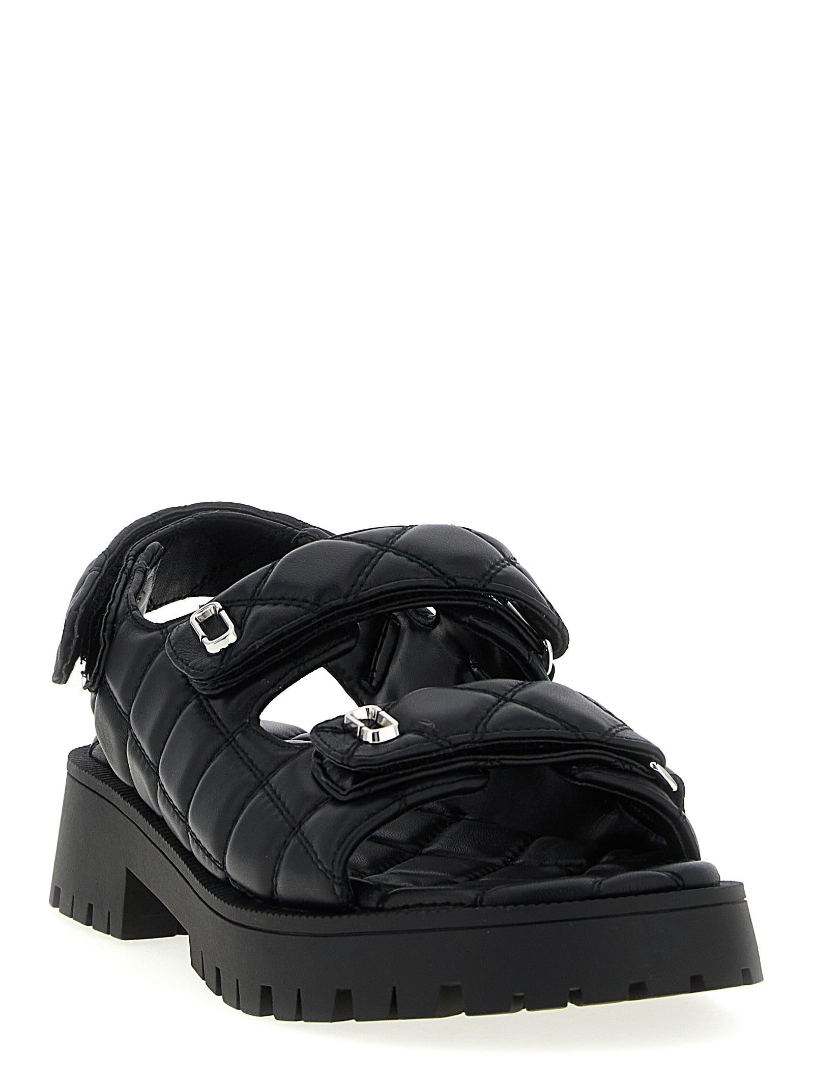Marc Jacobs Black Lamb Leather Mid Heel Pumps Marc Jacobs