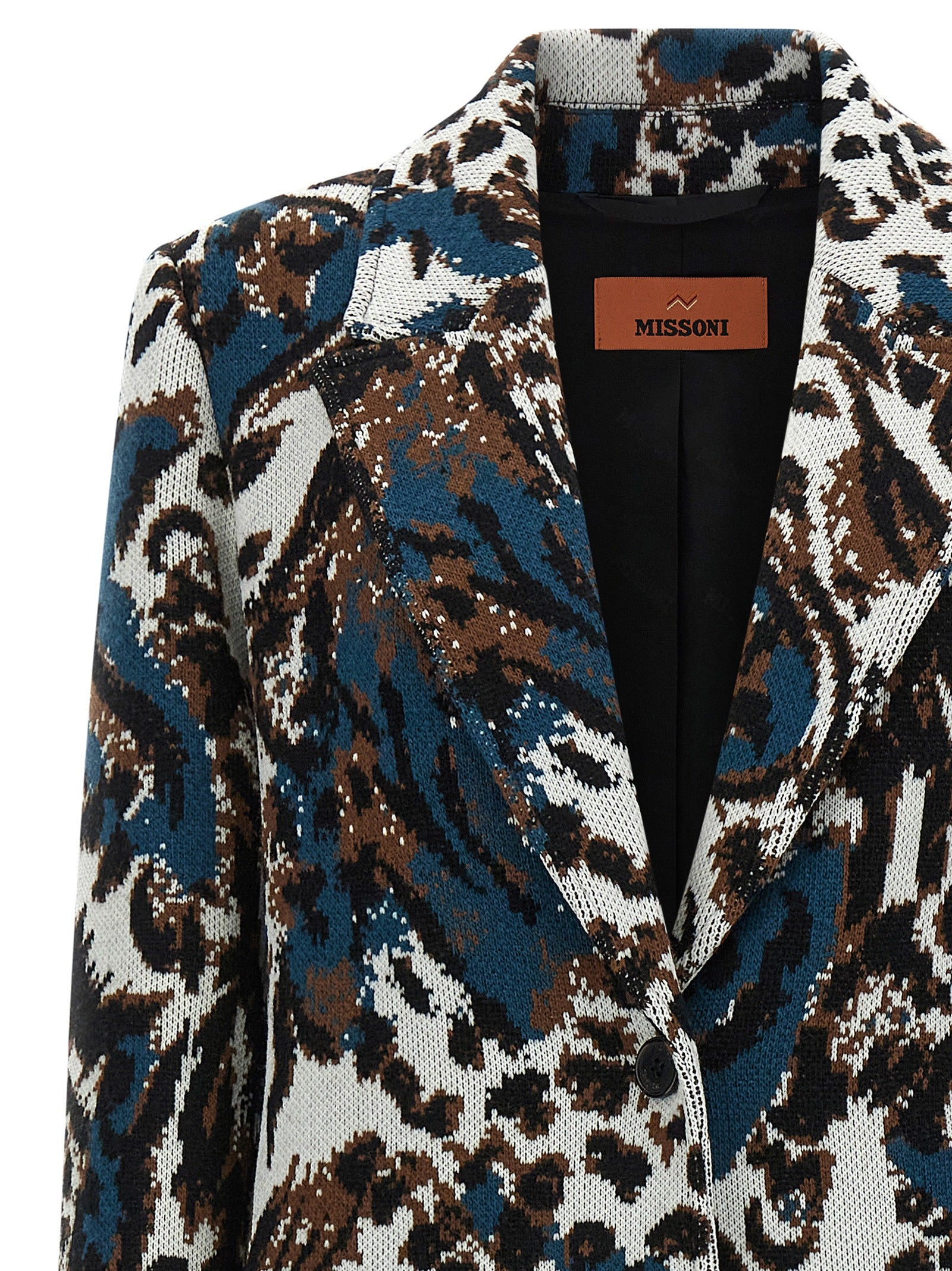 Missoni Multicolor Wool Coat Missoni