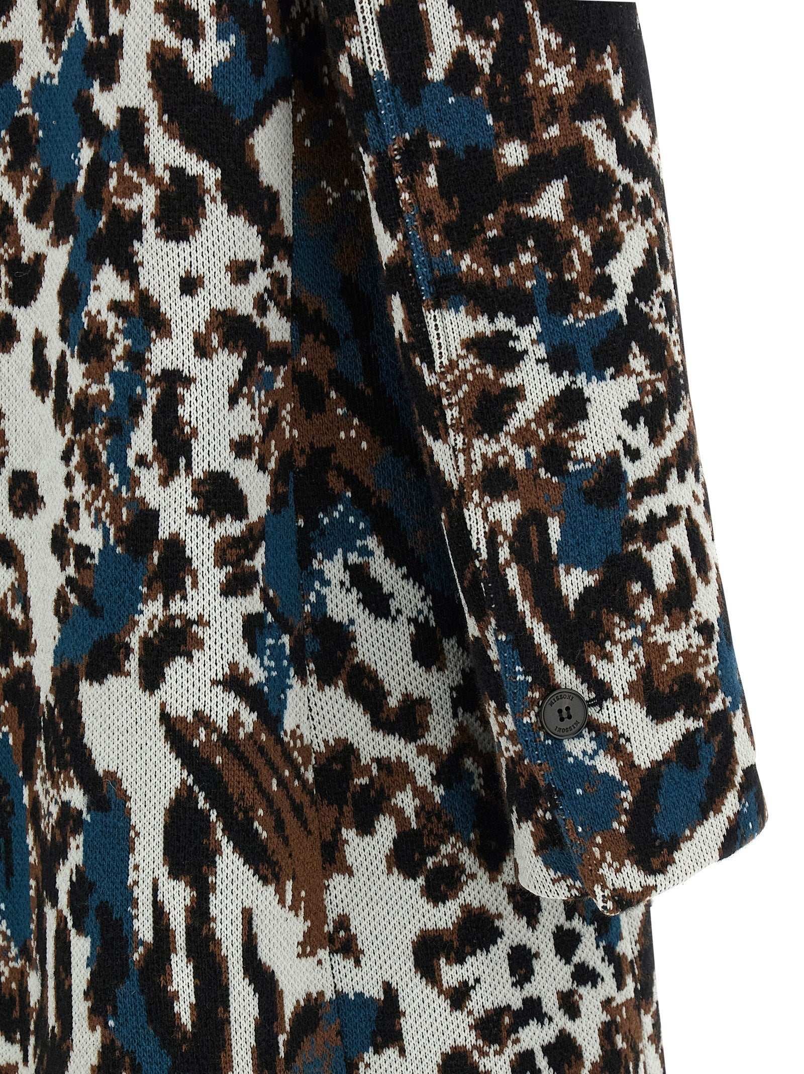 Missoni Multicolor Wool Coat Missoni